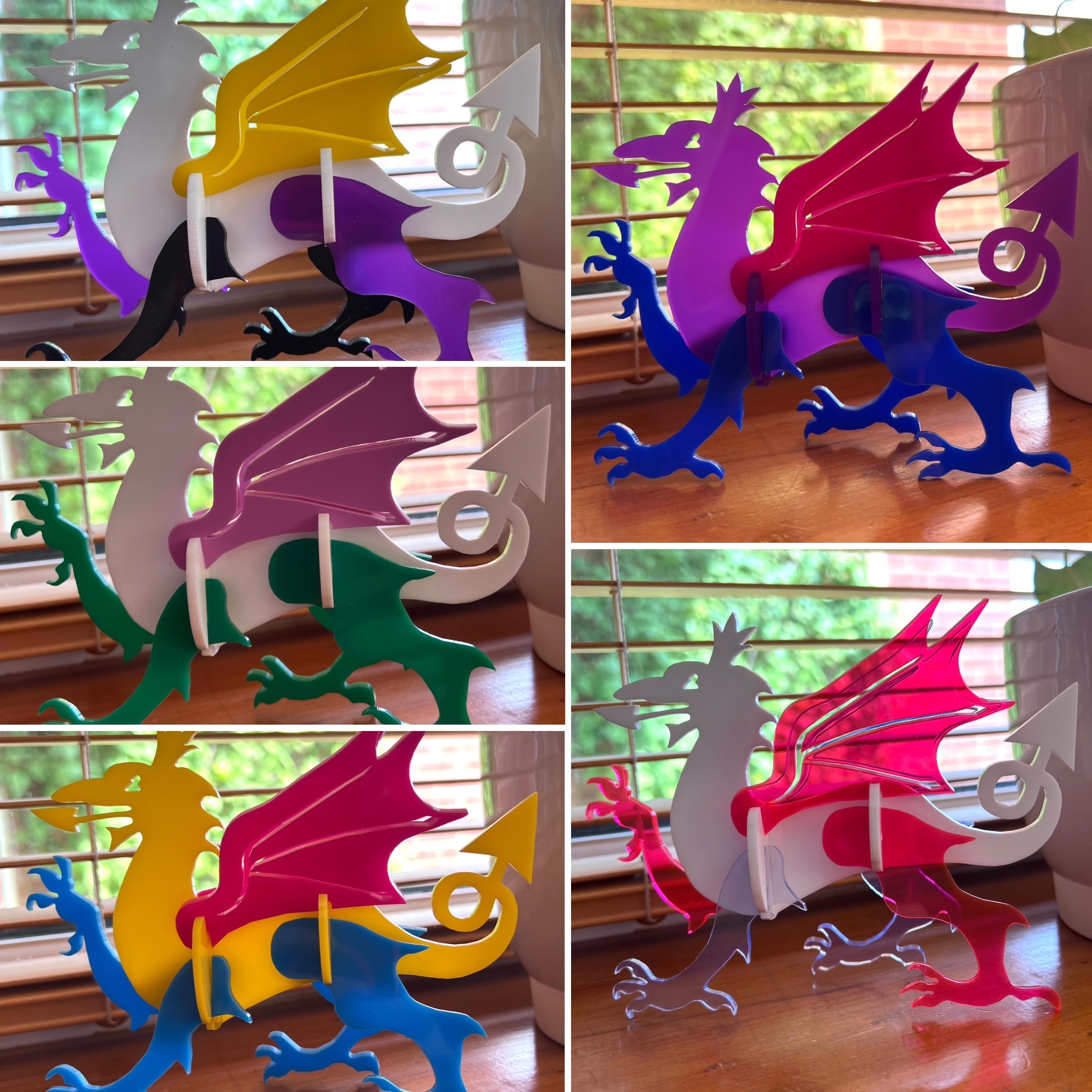 Draig Baner Balchder 3D | Pride Flag 3D Dragon