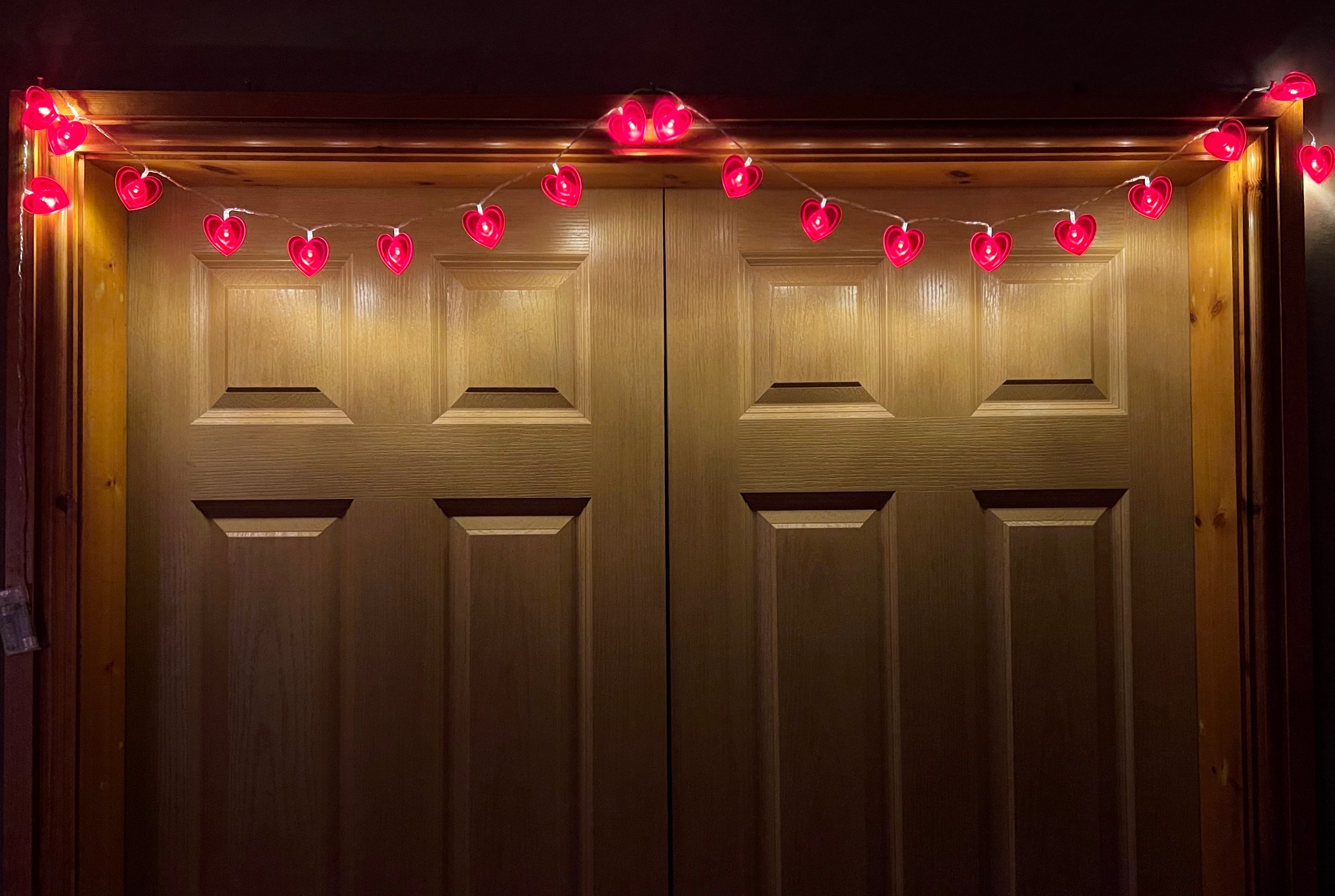Goleuadau Calon Goch | Red Heart Lights