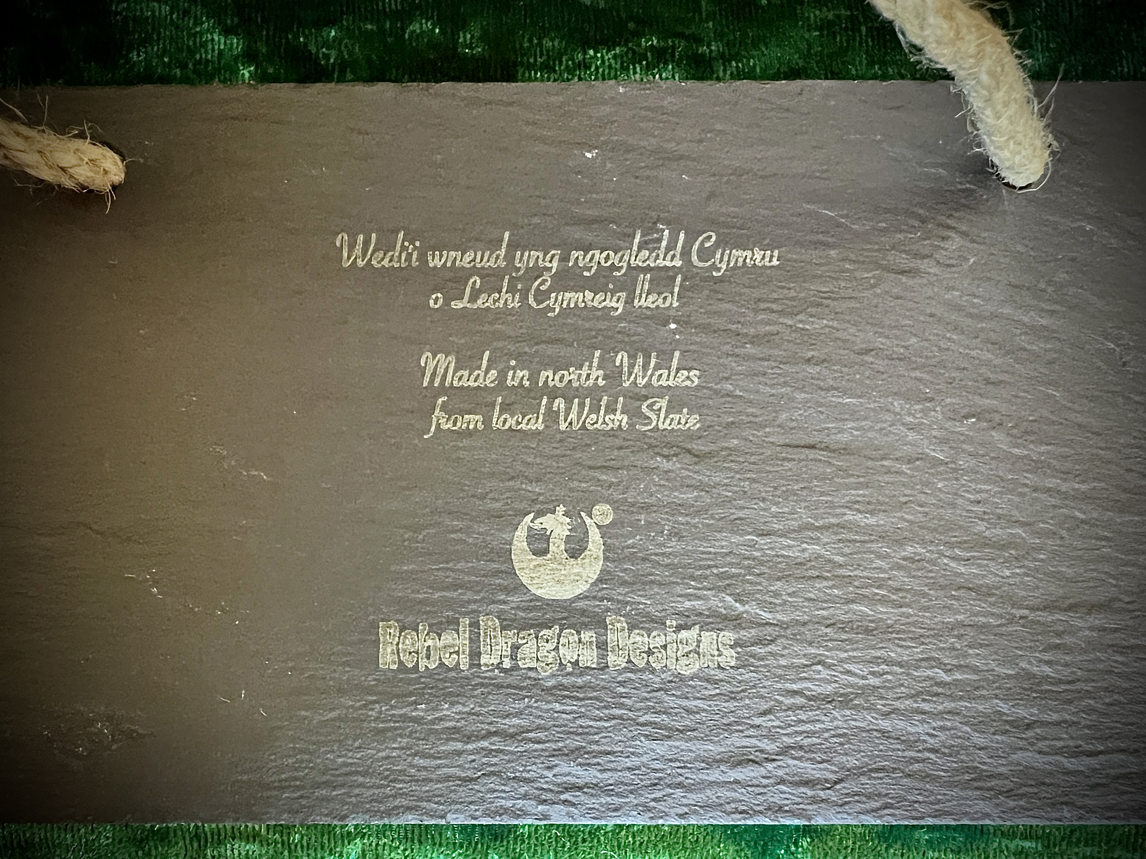 Addurn Crog Llechi | Slate Hanging Decoration