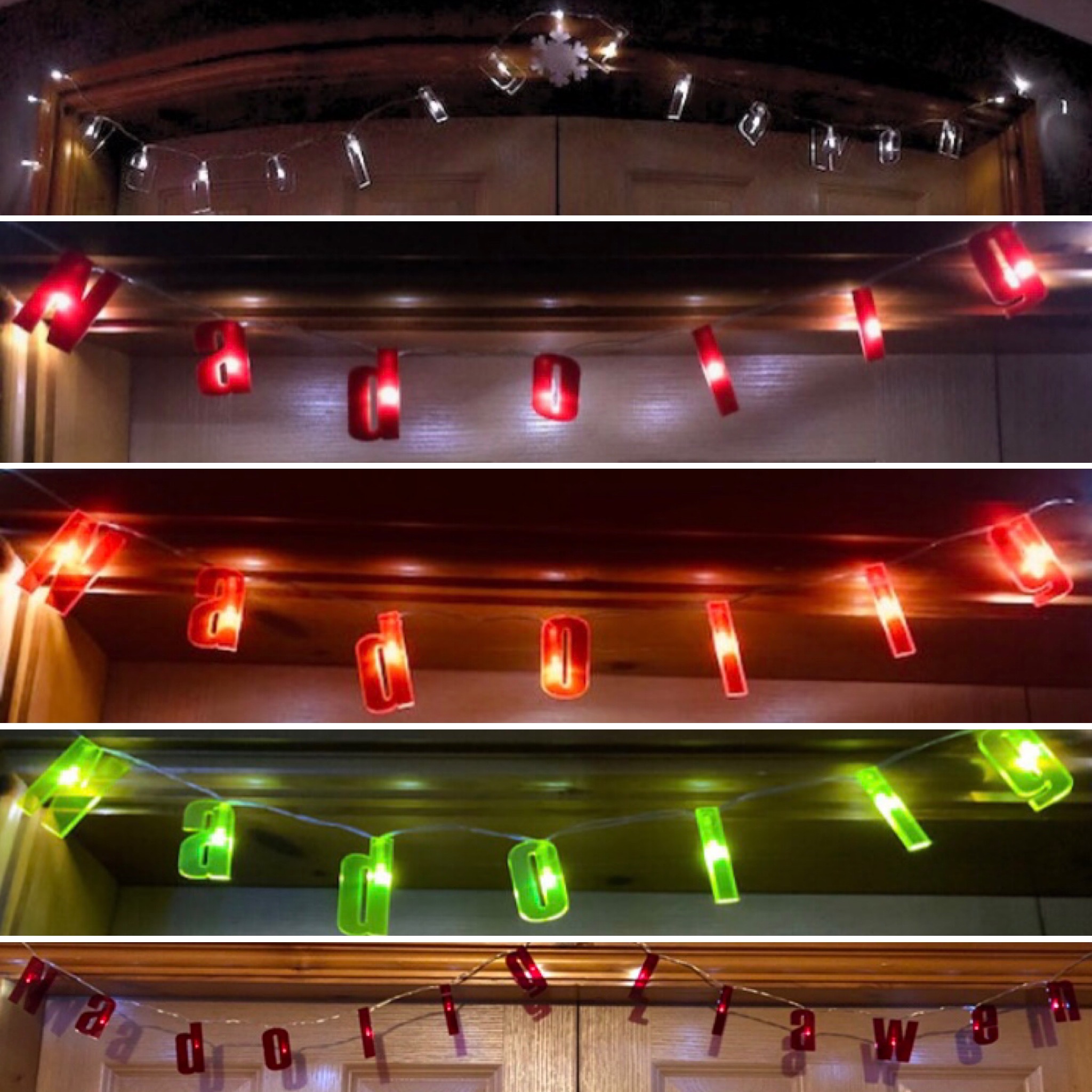 Goleuadau Nadolig Llawen Lights