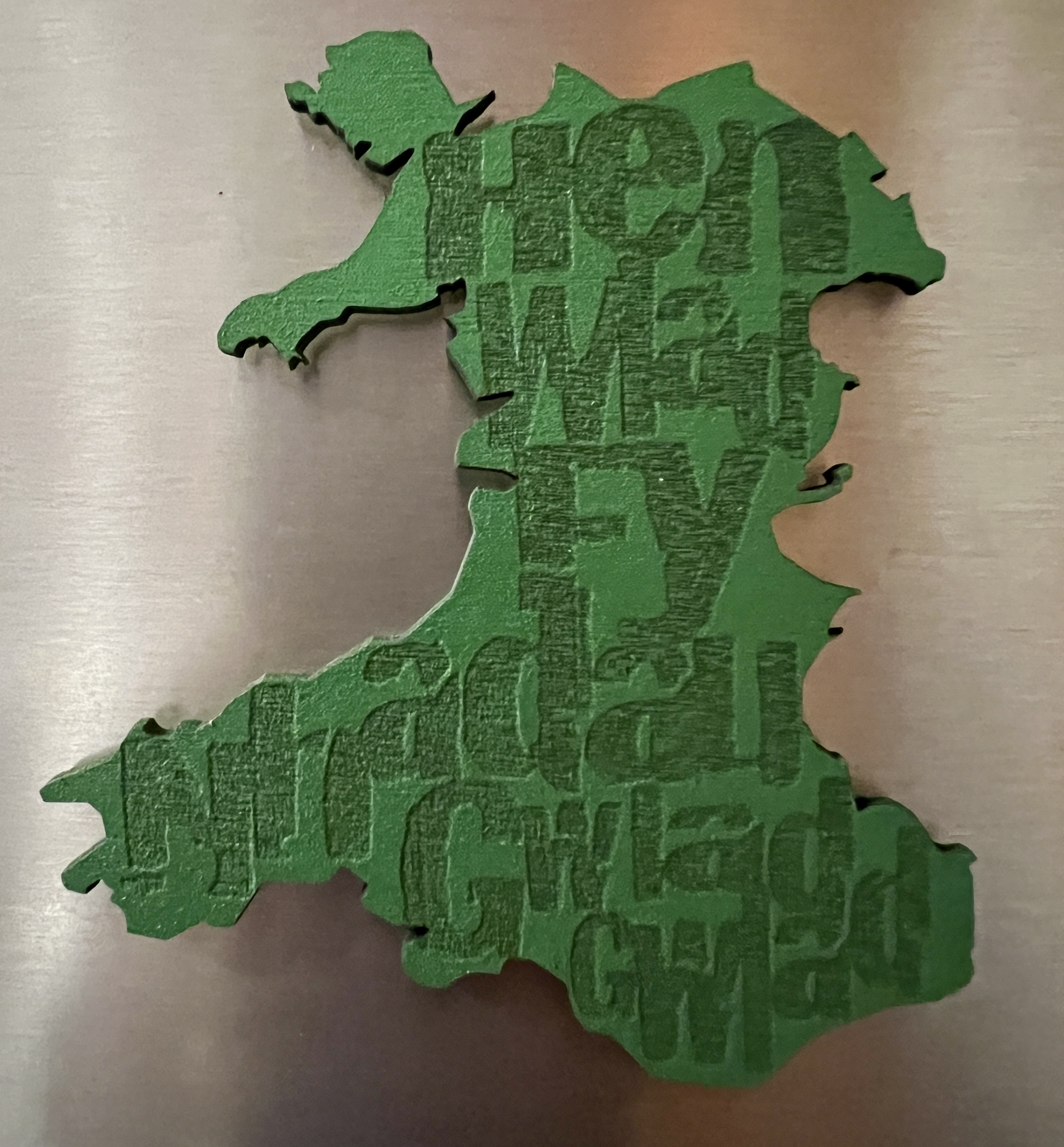 Magnet Oergell Cymru Hen Wlad Fy Nhadau | Wales Land of My Fathers Fridge Magnet