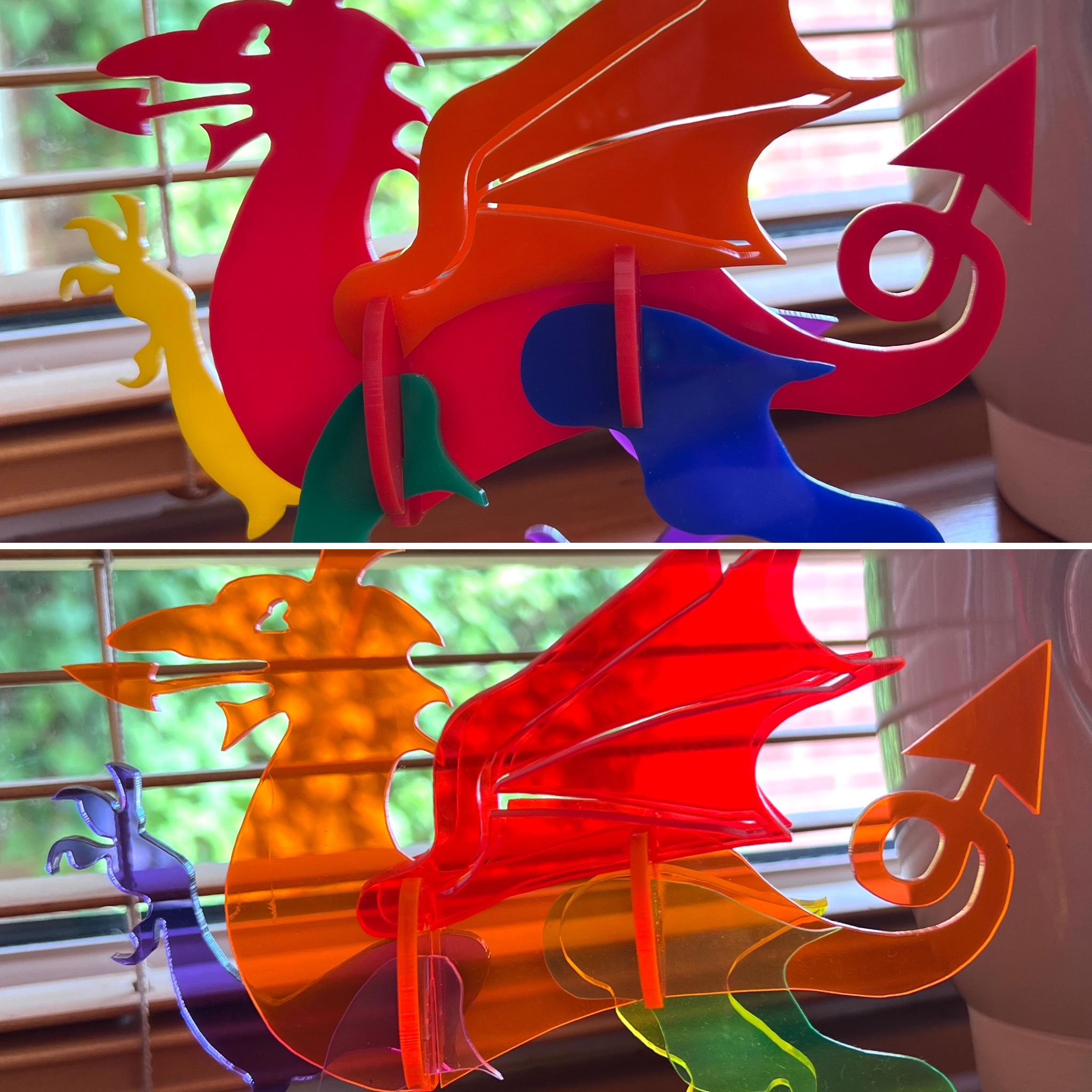 Draig Baner Balchder 3D | Pride Flag 3D Dragon