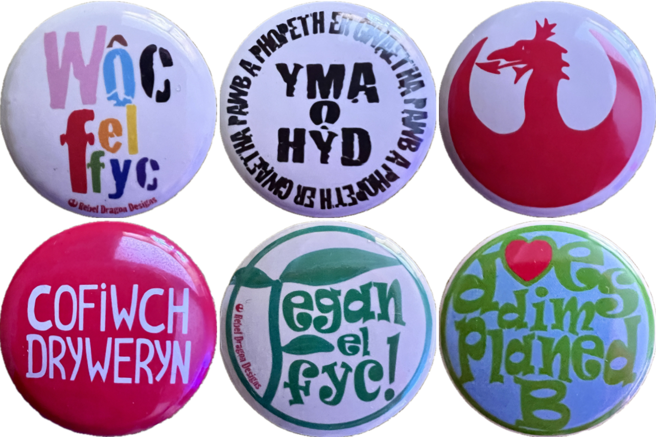 Bathodynnau Protest | Protest Badges