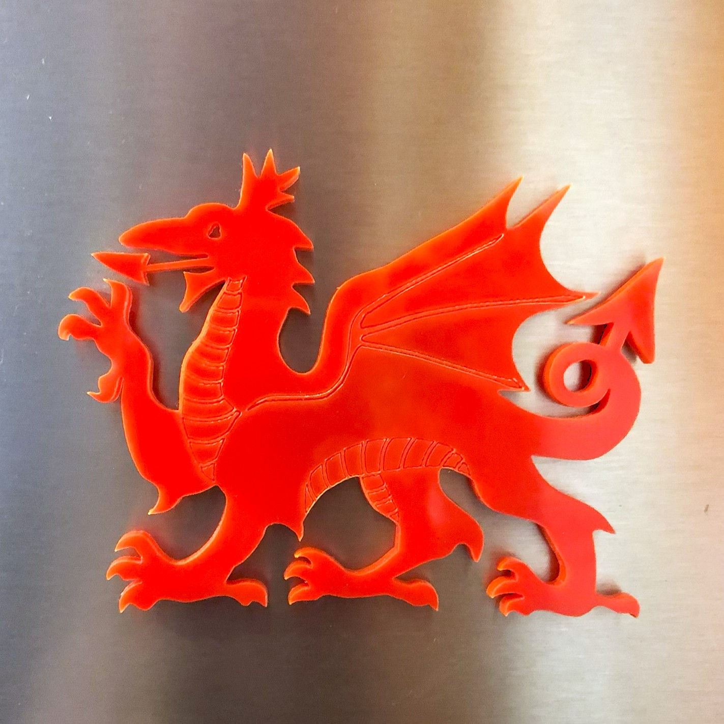 Magnet Oergell y Ddraig | Dragon Fridge Magnet
