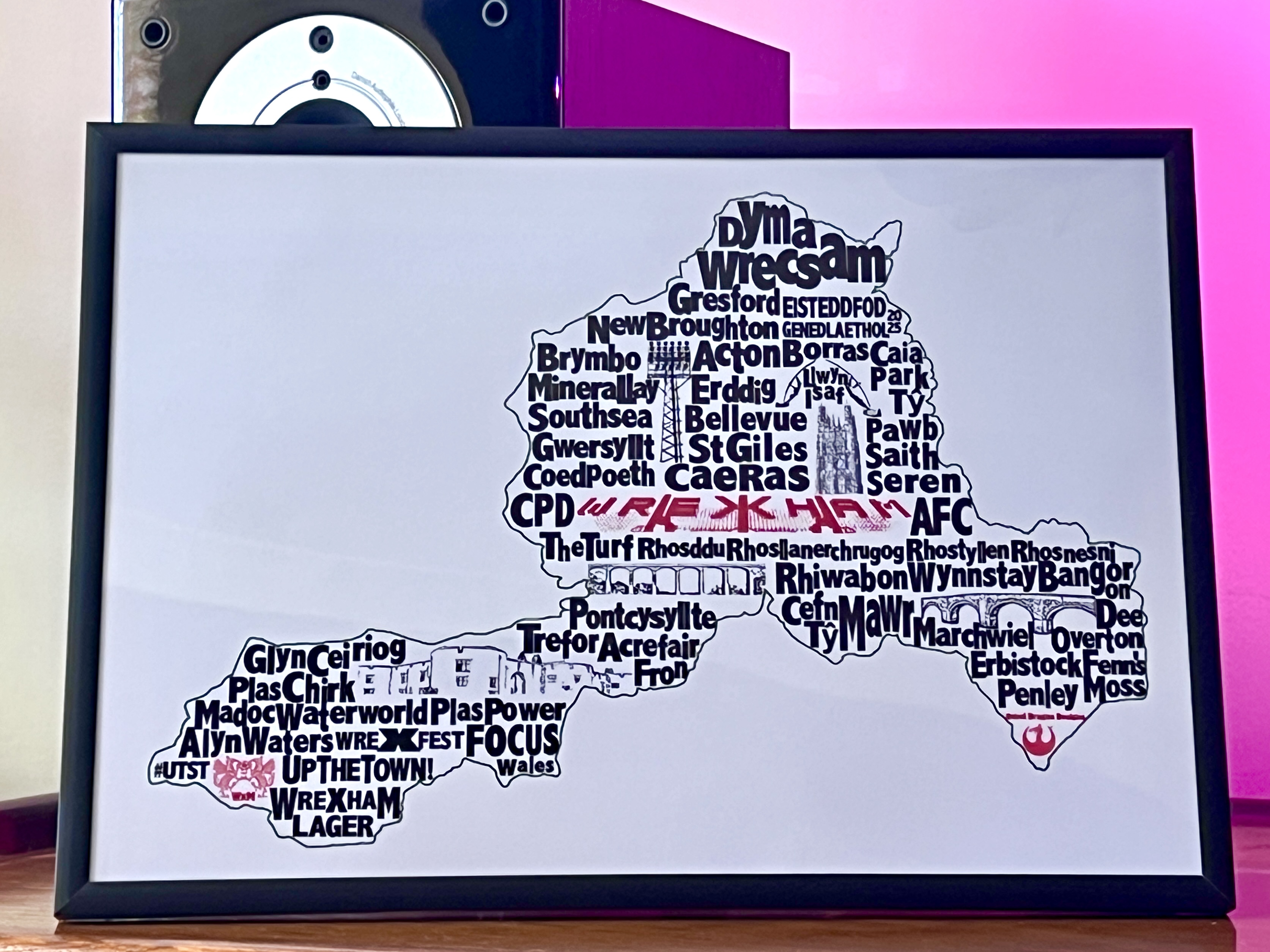 Print Dyma Wrecsam | This is Wrexham Print 