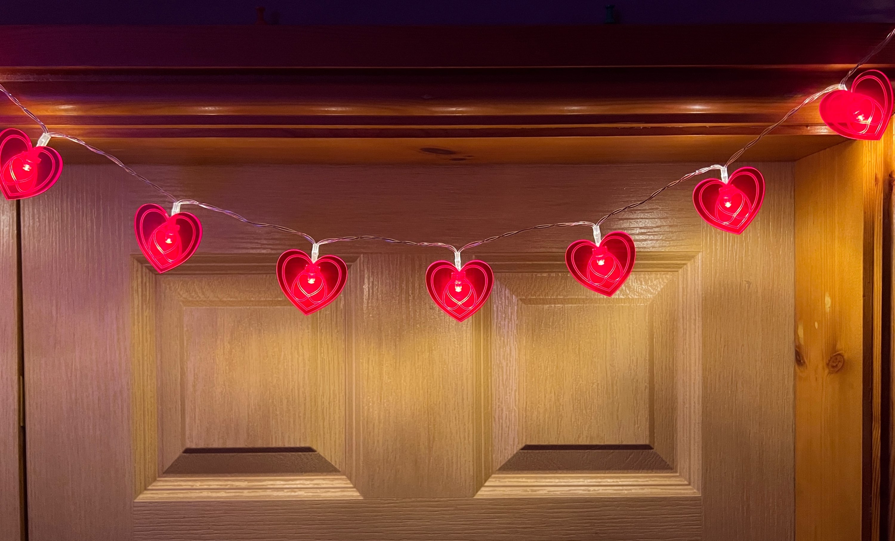 Goleuadau Calon Goch | Red Heart Lights