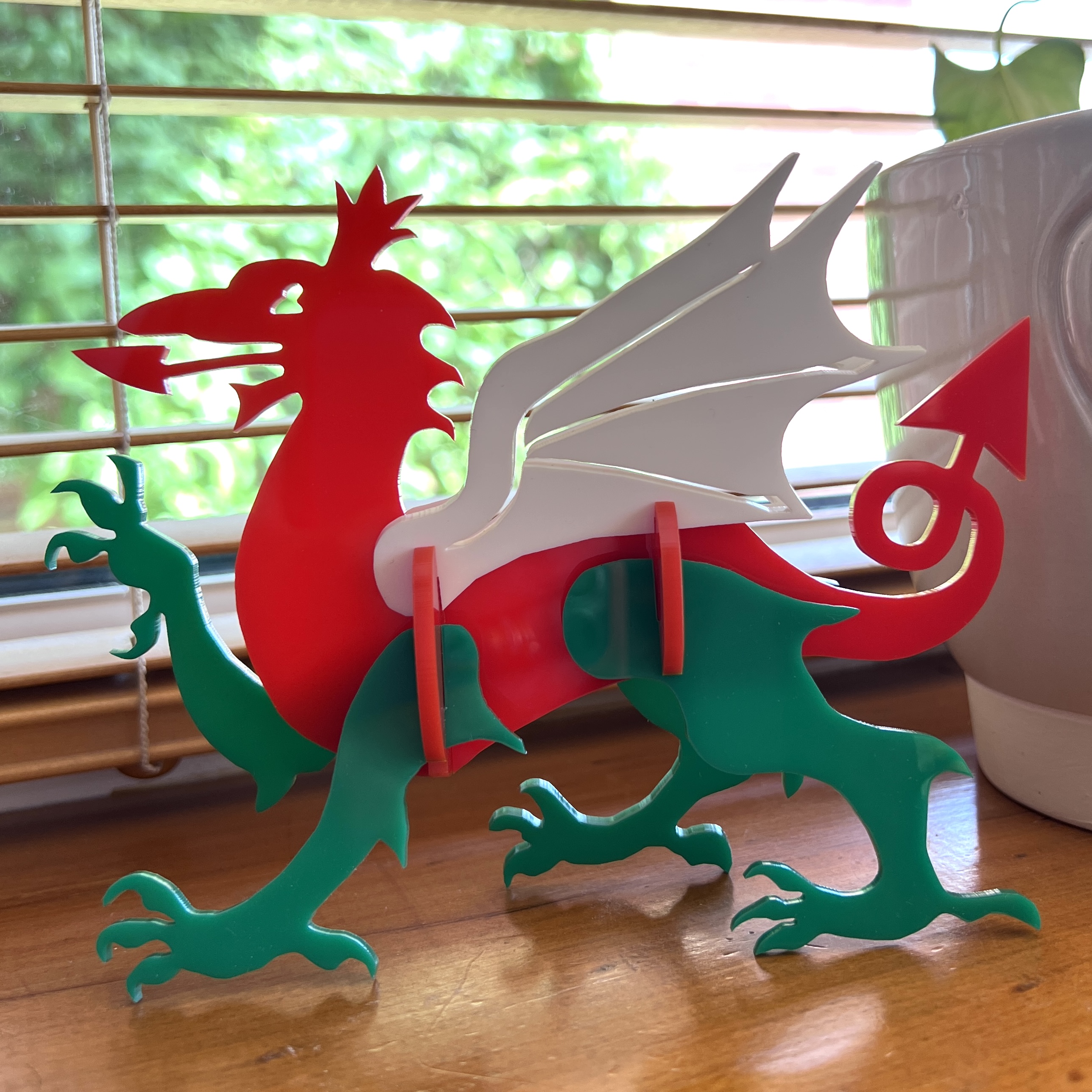 Y Ddraig Goch 3D Welsh Flag Dragon