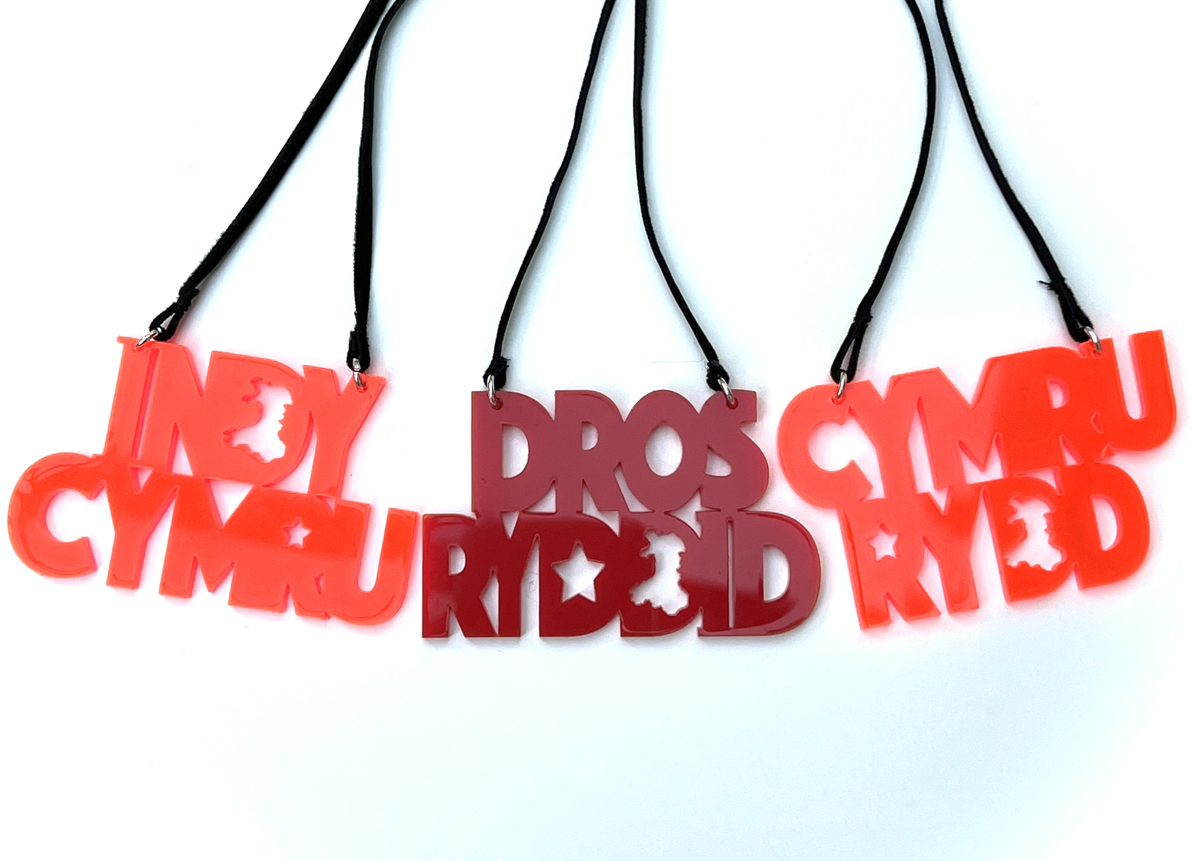 Neclisau Annibyniaeth Cymru | Welsh Independence Necklaces