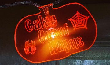 Goleuadau Pwmpen Calan Gaeaf | Calan Gaeaf Pumpkin Lights