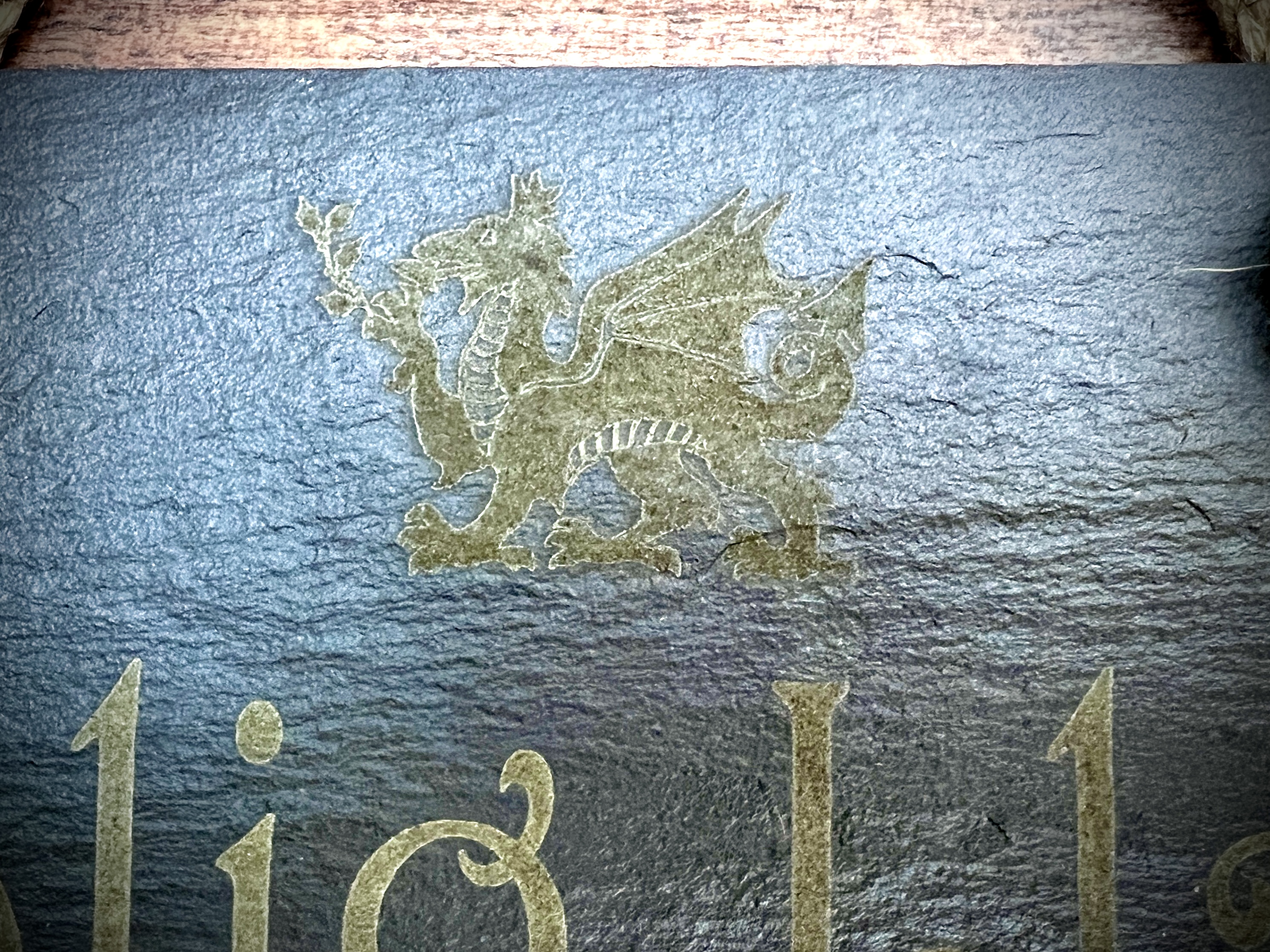 Addurn Nadolig Crog Llechi | Slate Christmas Decoration