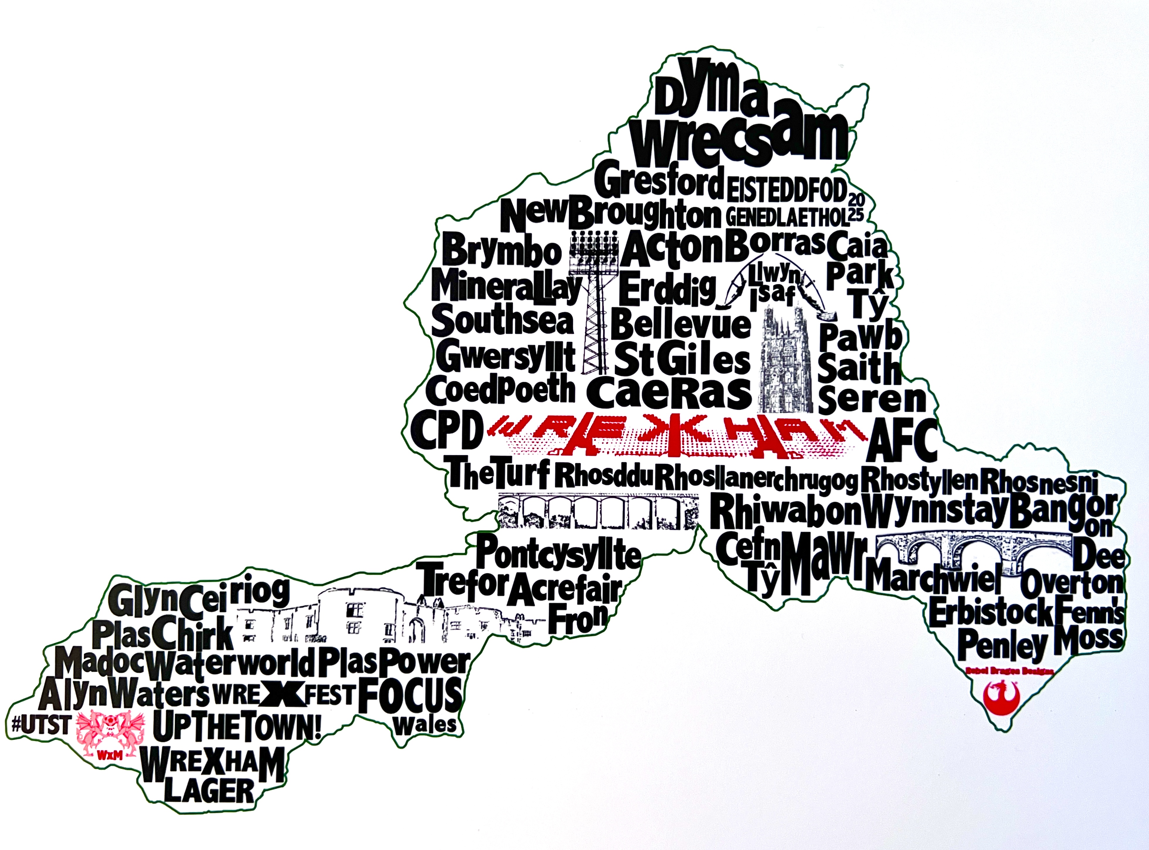 Print Dyma Wrecsam | This is Wrexham Print 