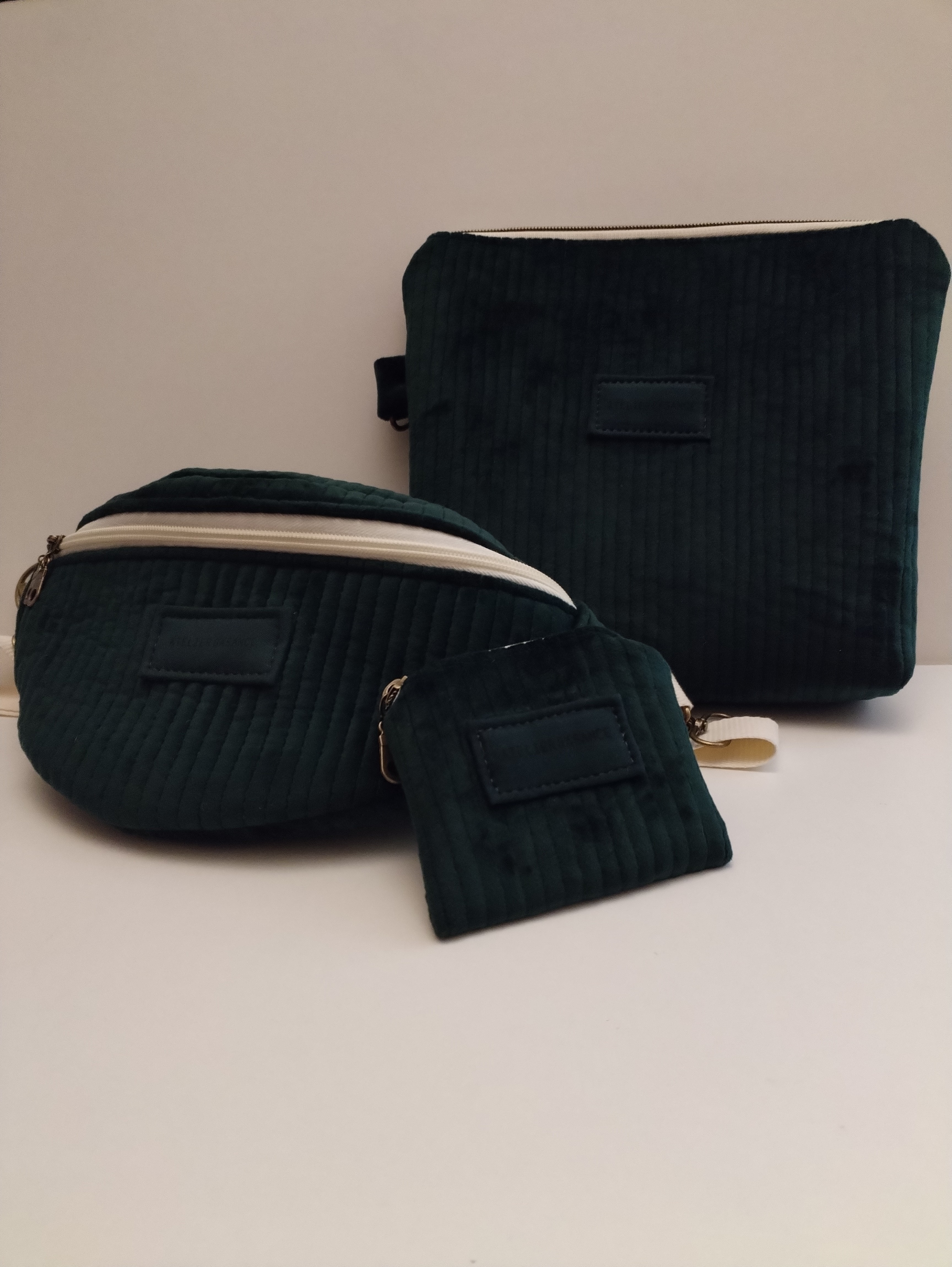 Coffret Velours vert sapin 