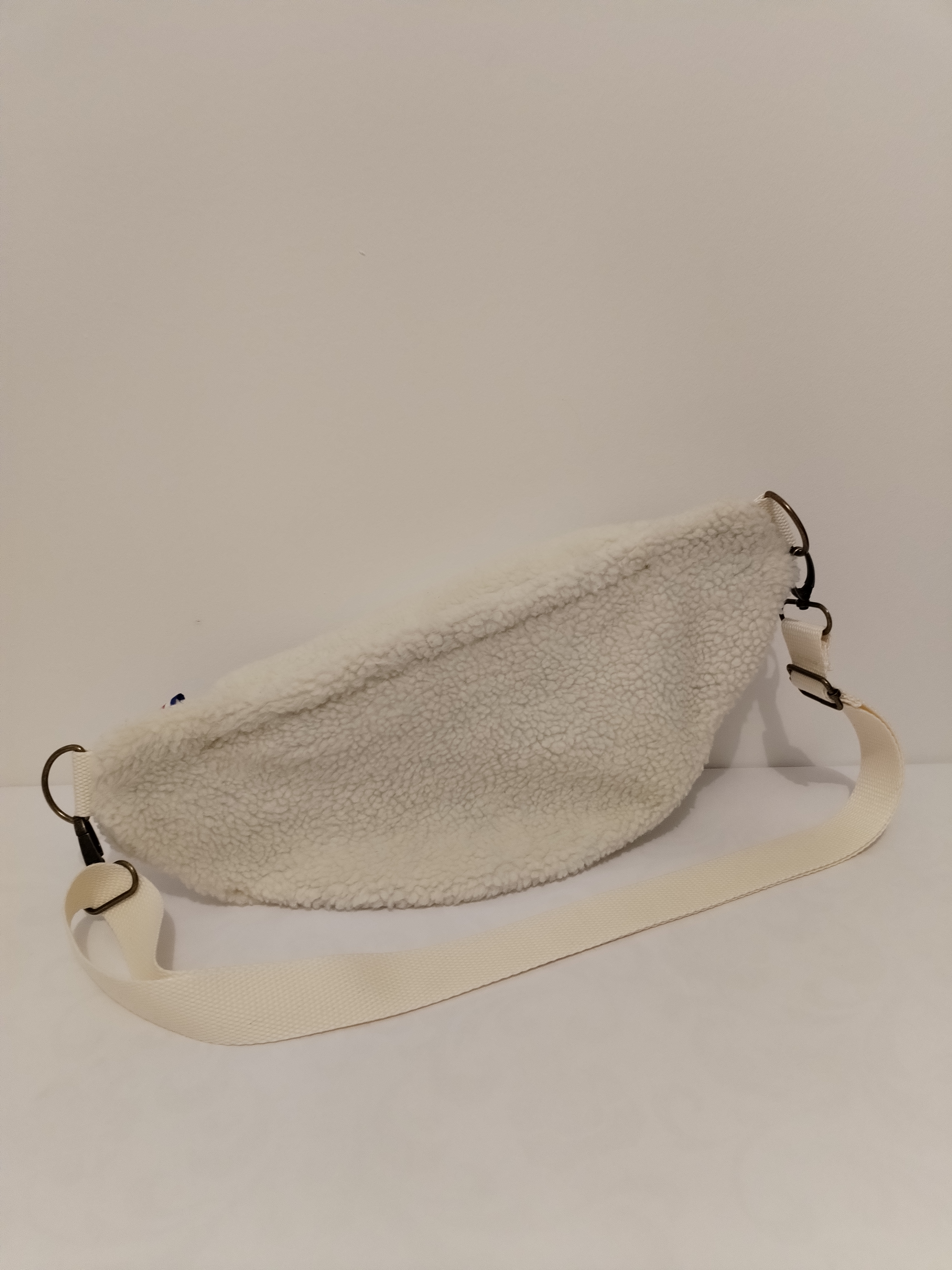 Banane "La Quotidienne" moyen Vichy bleu ciel et moumoute