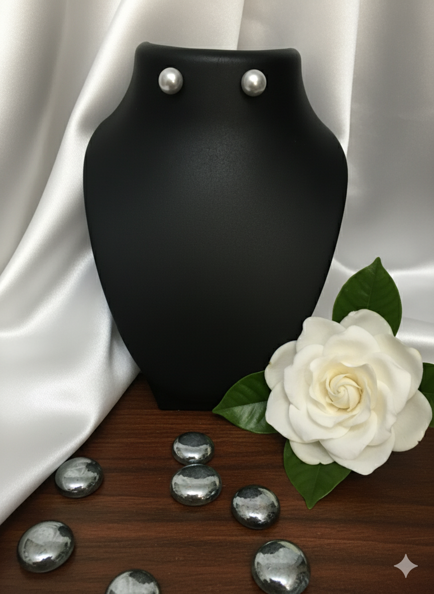 Classic Pearl Stud Earrings