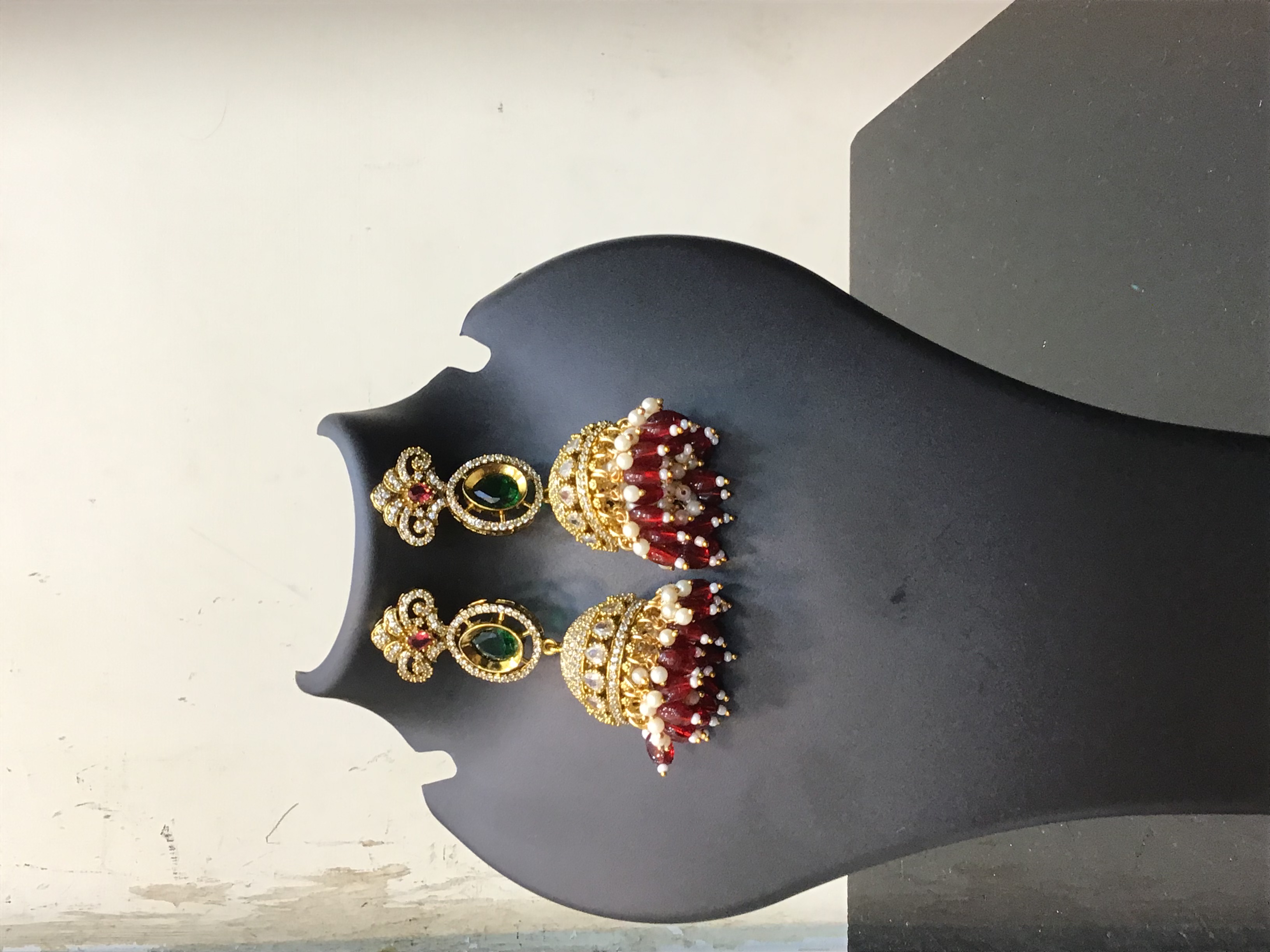 Traditional Indian Jhumka Earrings