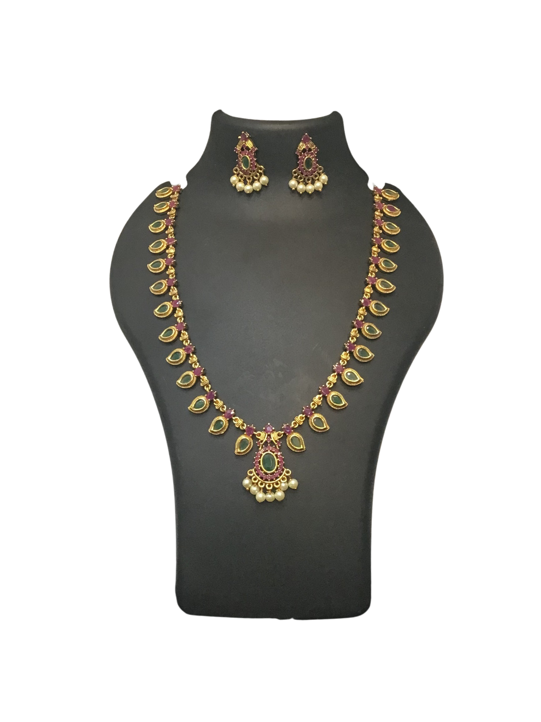 Traditional Gold-plated Necklace Set