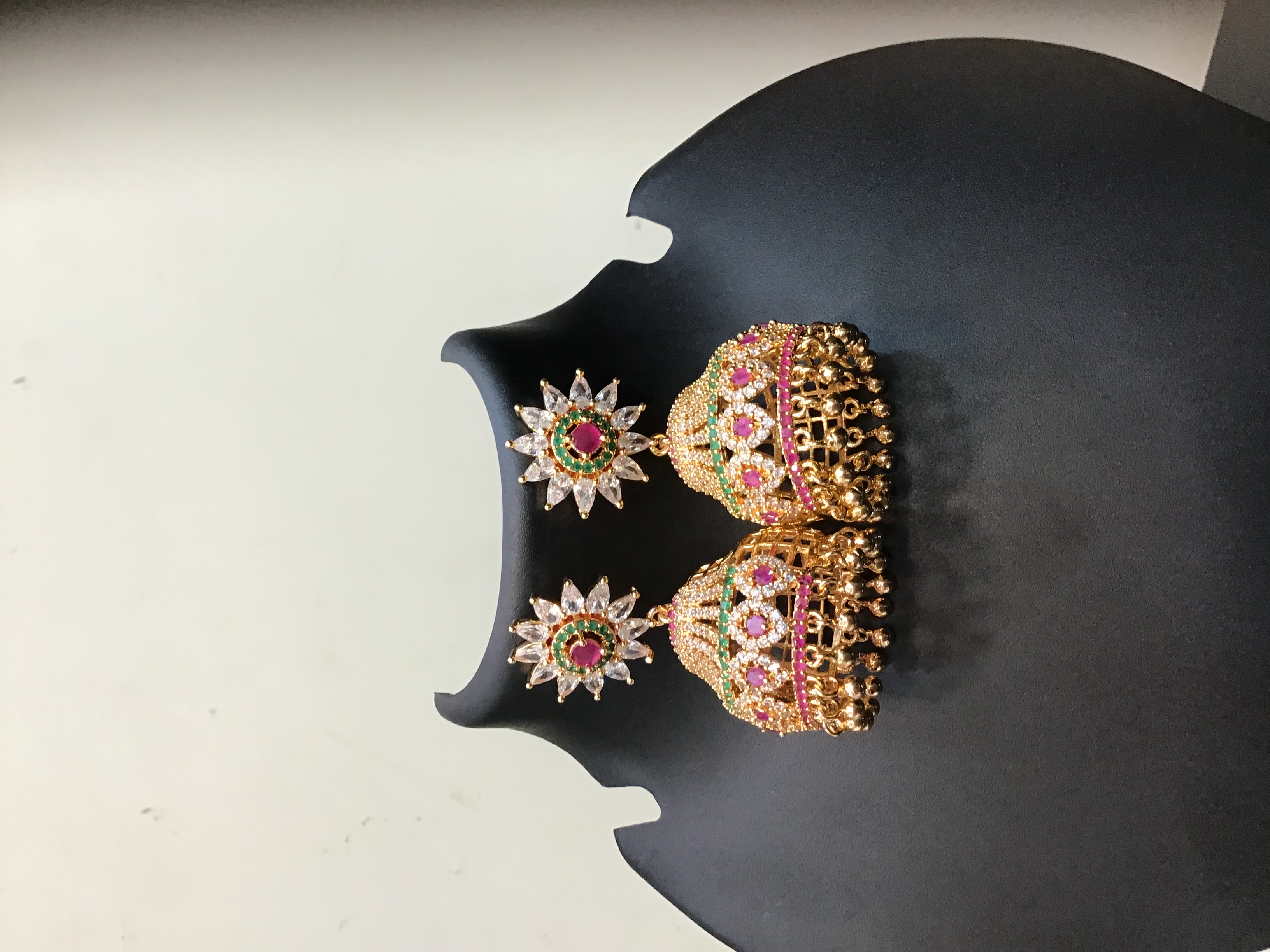 Traditional Indian Jhumka Earrings