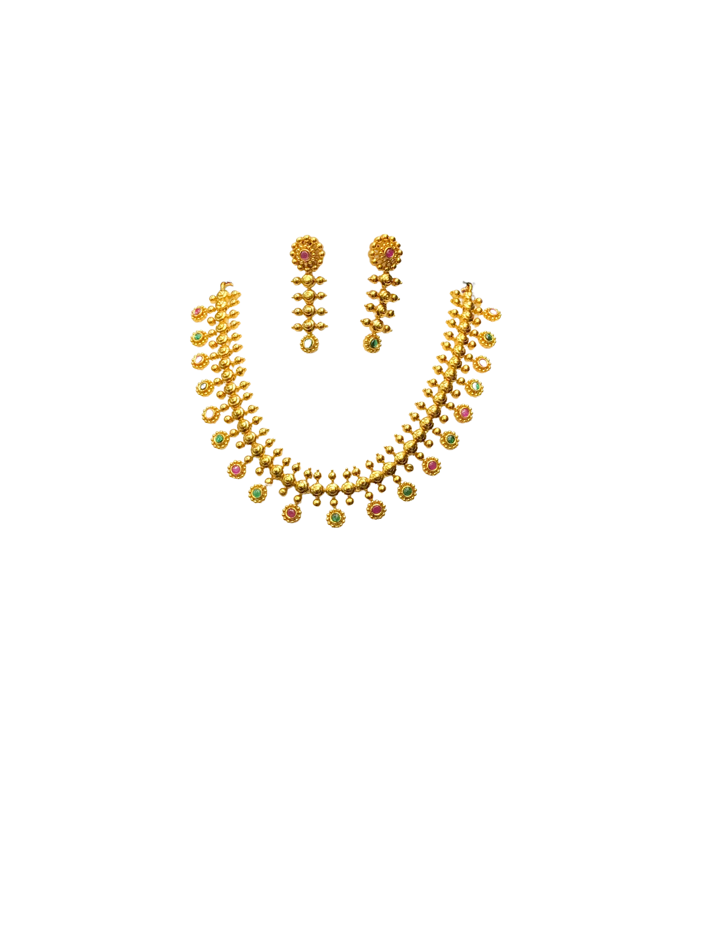 Traditional Gold Necklace Set