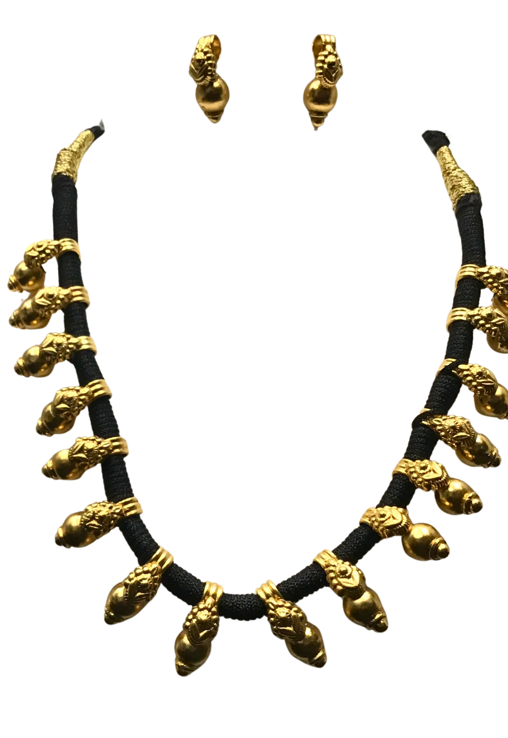 Traditional Gold-Plated Necklace Set
