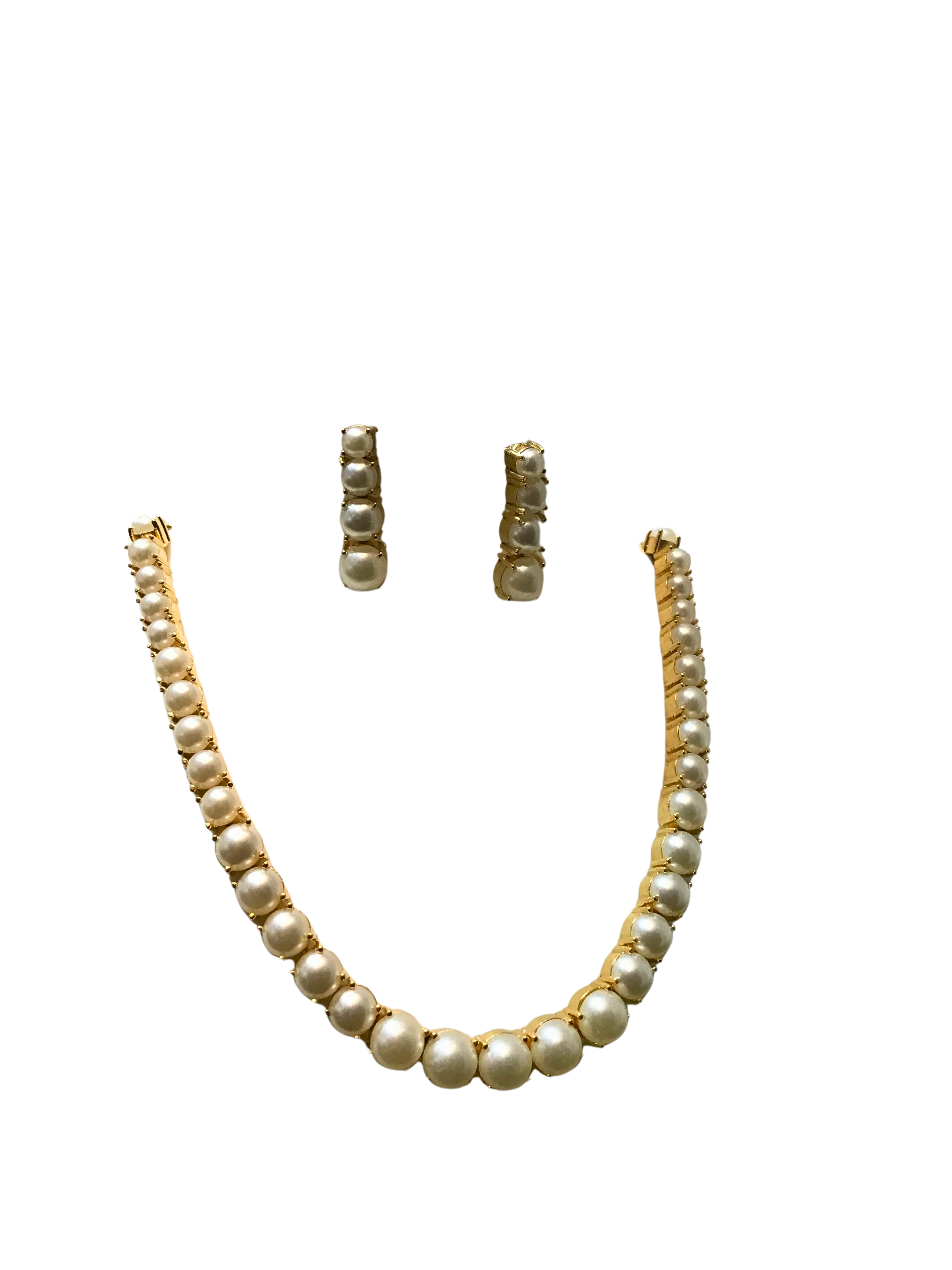 Elegant Pearl Jewelry Set