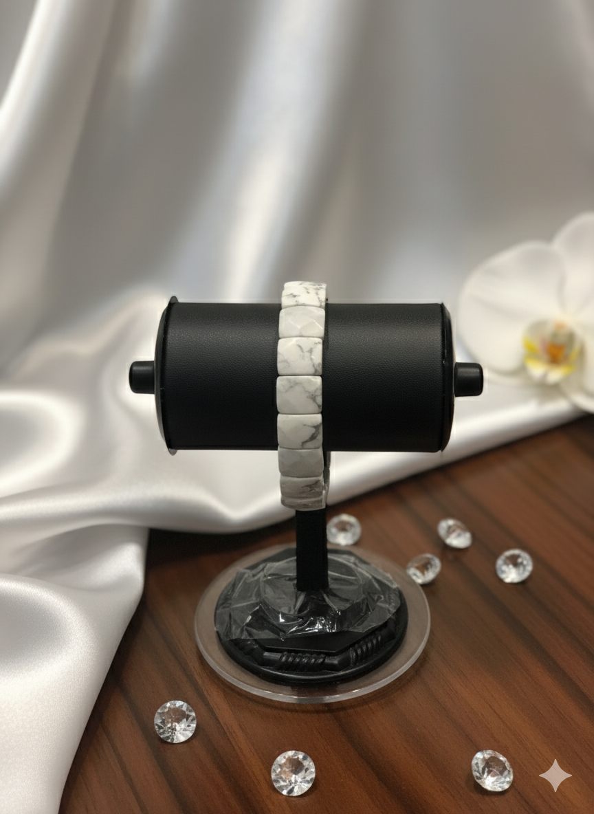 White Marble Pattern Bracelet