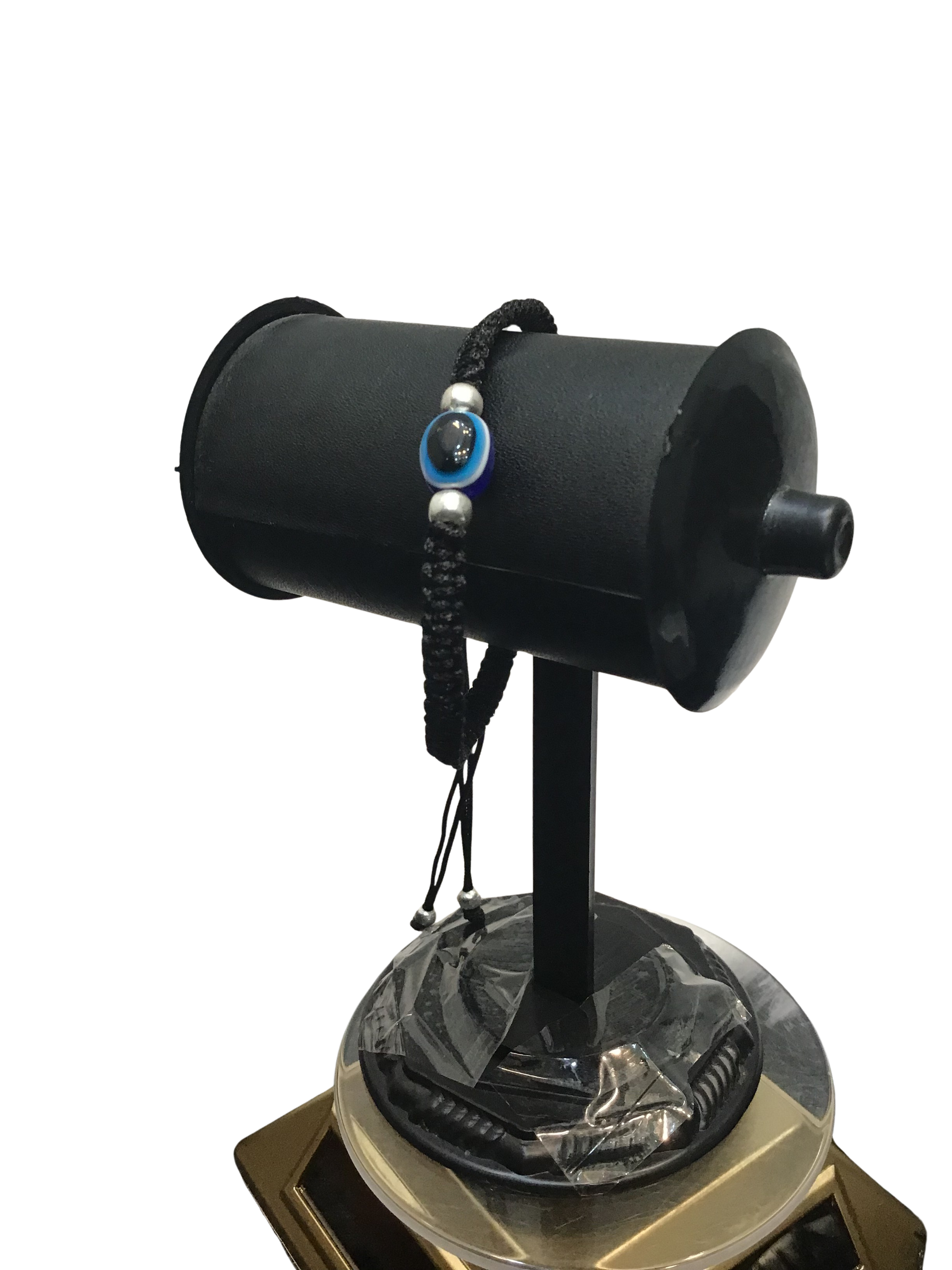 Black Macrame Evil Eye Bracelet