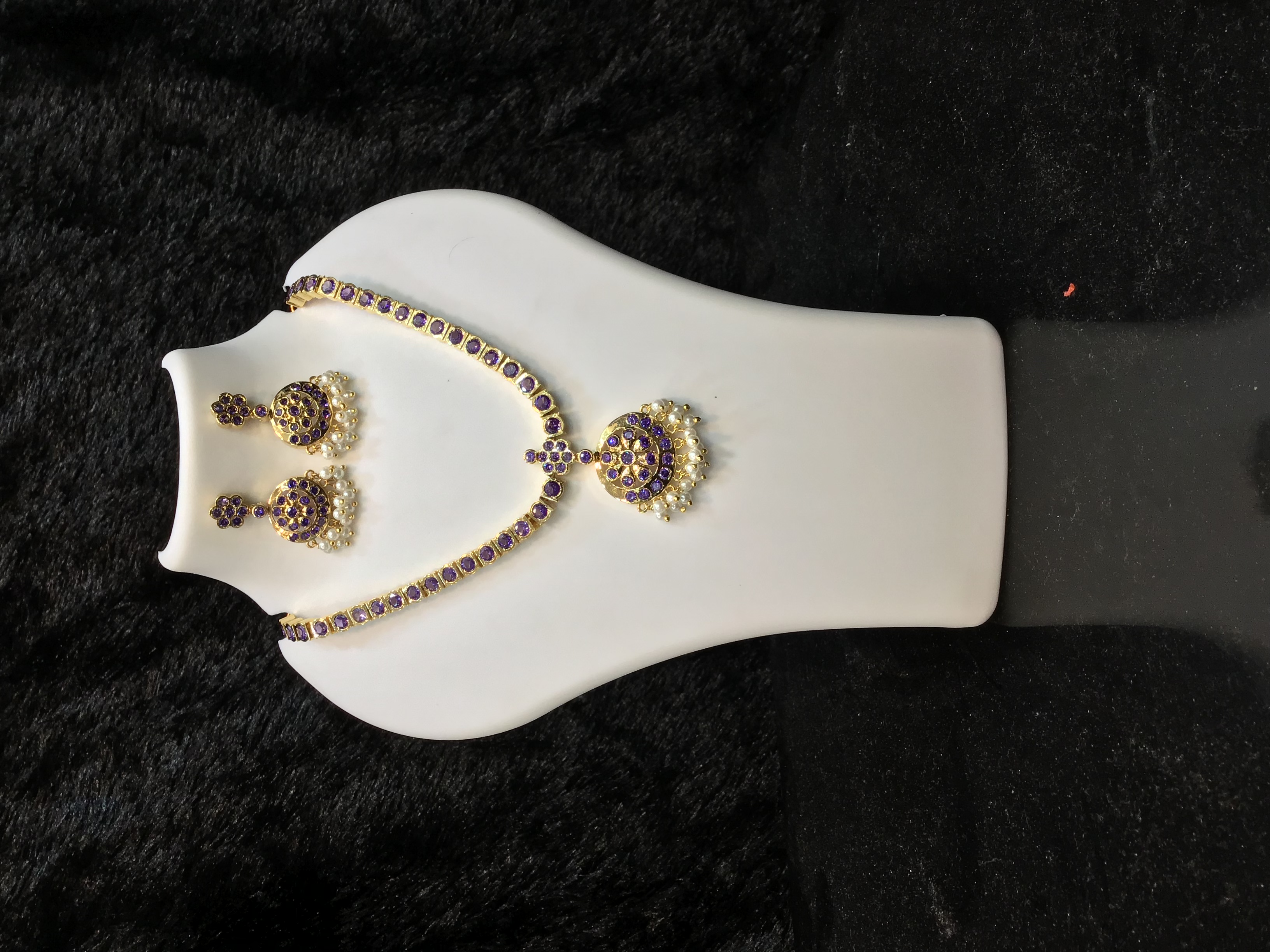 Attigai Purple Stone Traditional