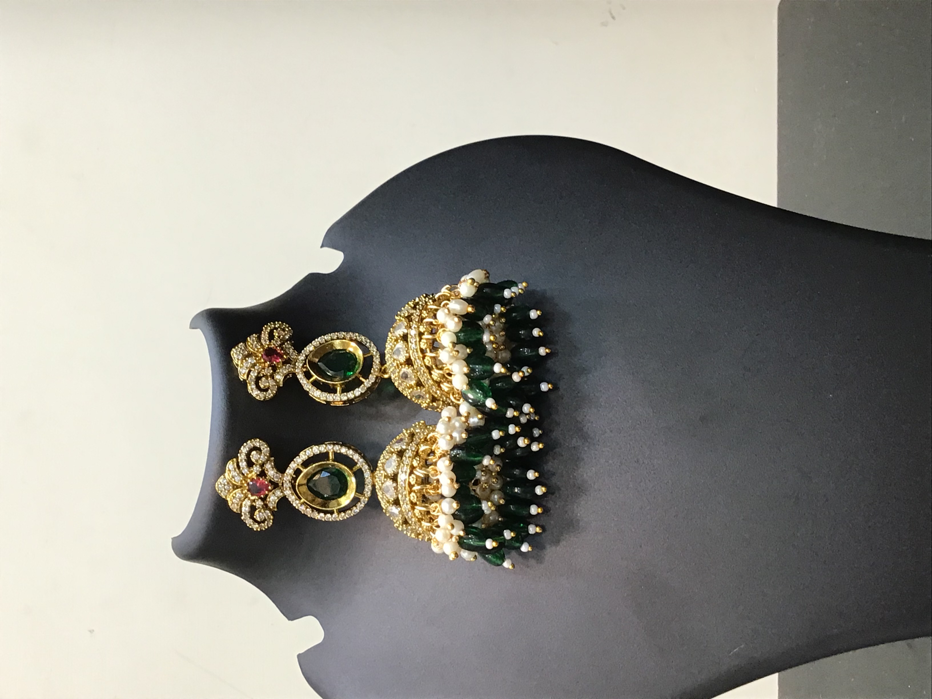 Traditional Indian Jhumka Earrings
