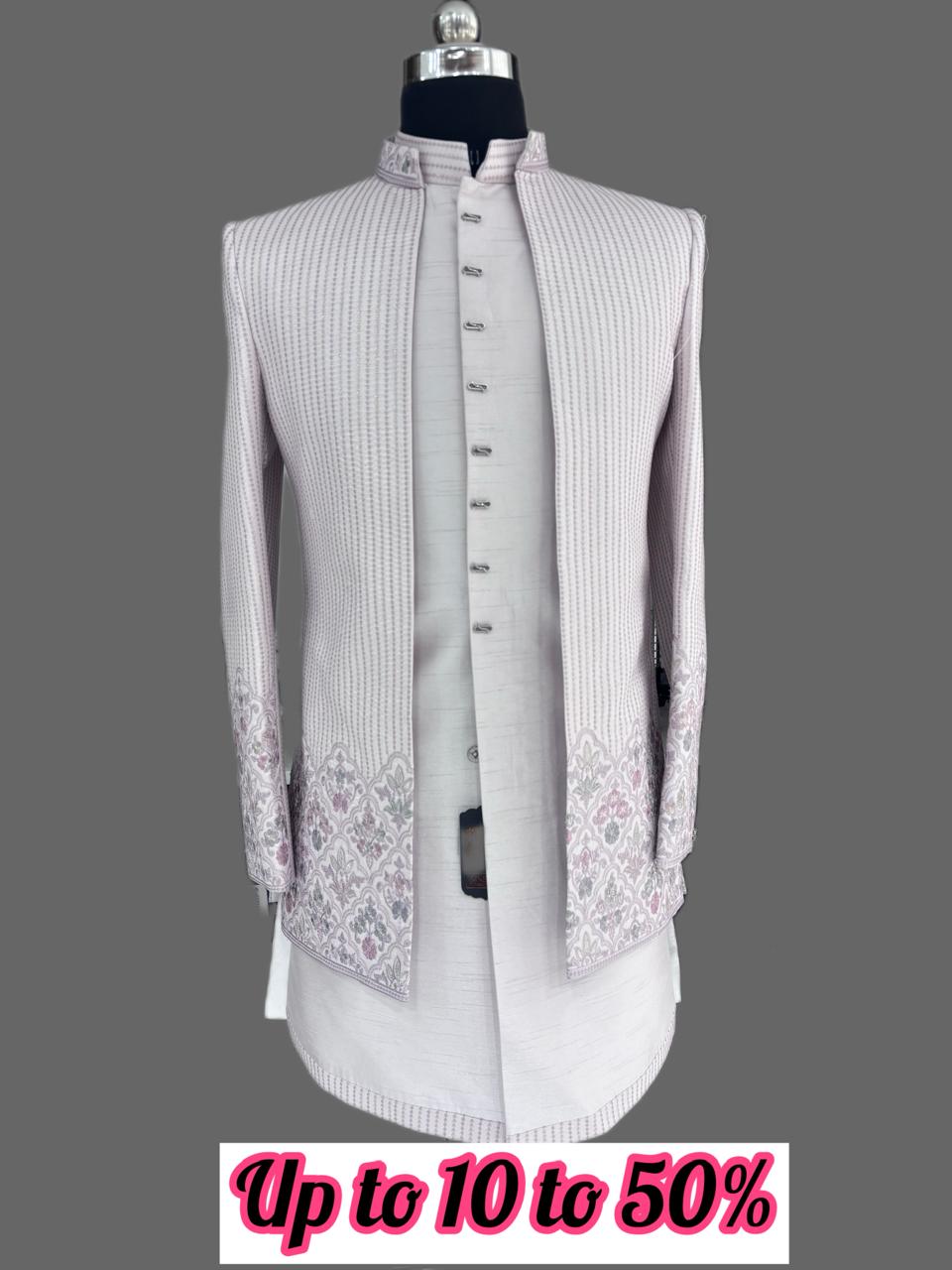 Men's Traditional Embroidered Sherwani