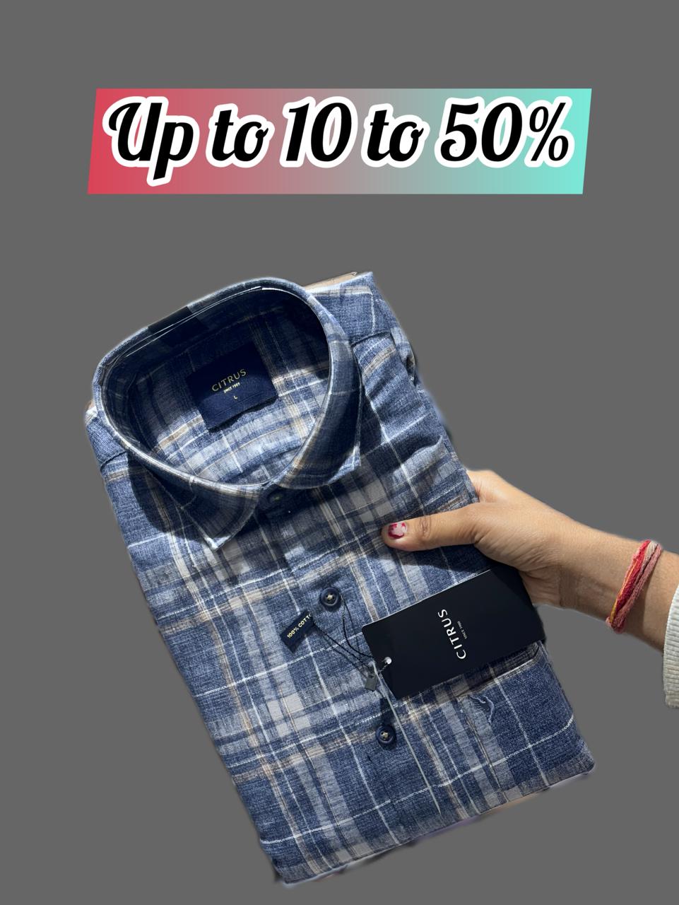 Citrus Men's Checked Shirt