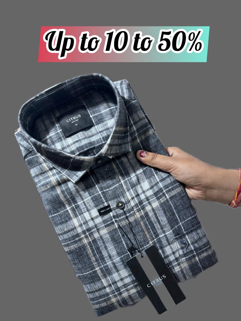 Citrus Men's Checkered Shirt