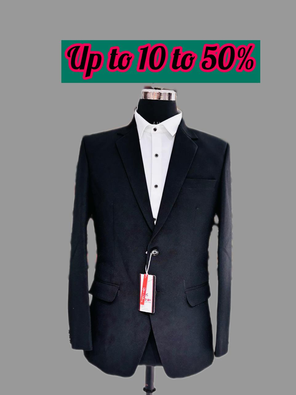 Men's Classic Black Blazer