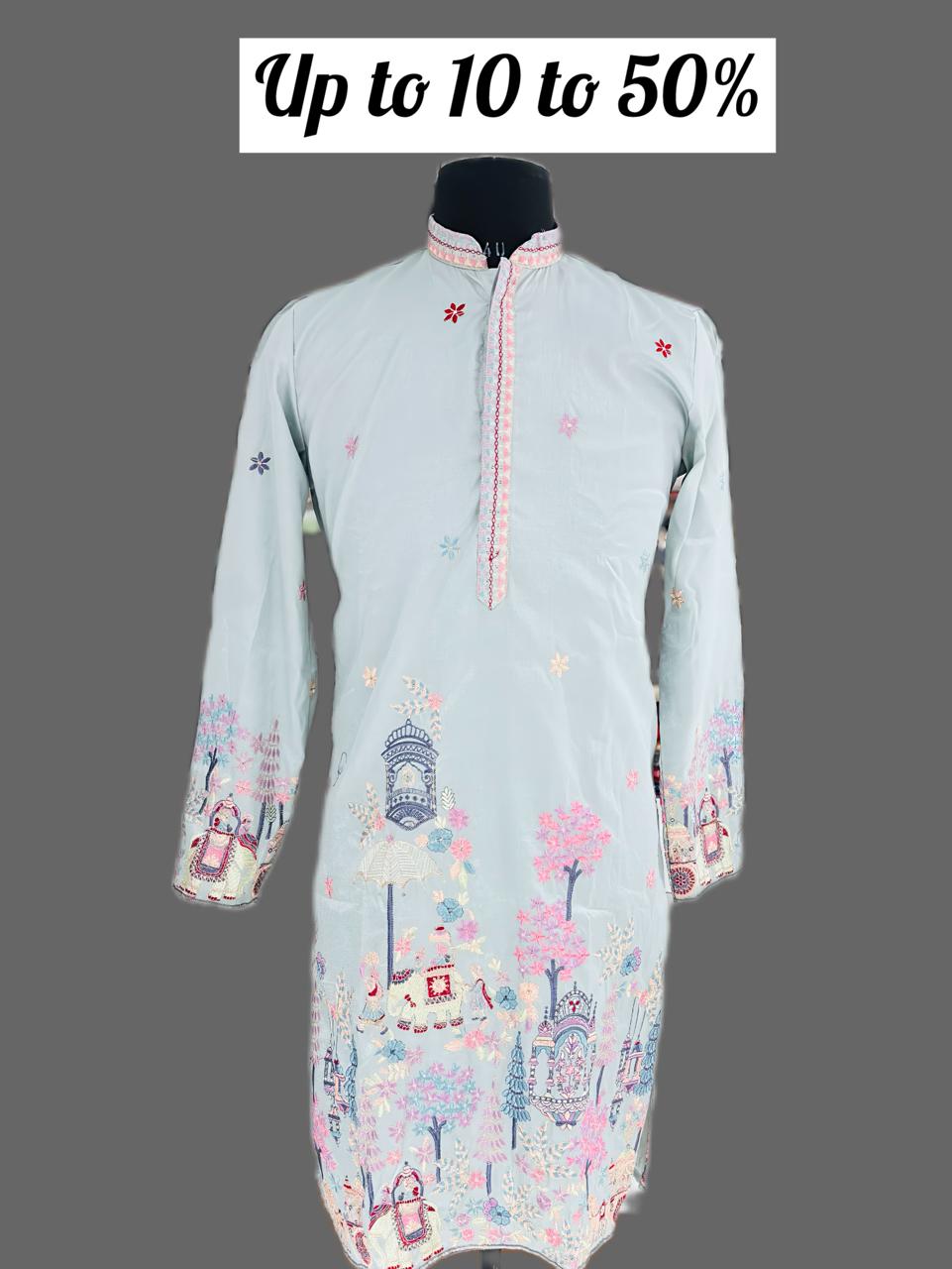 Embroidered  Kurta