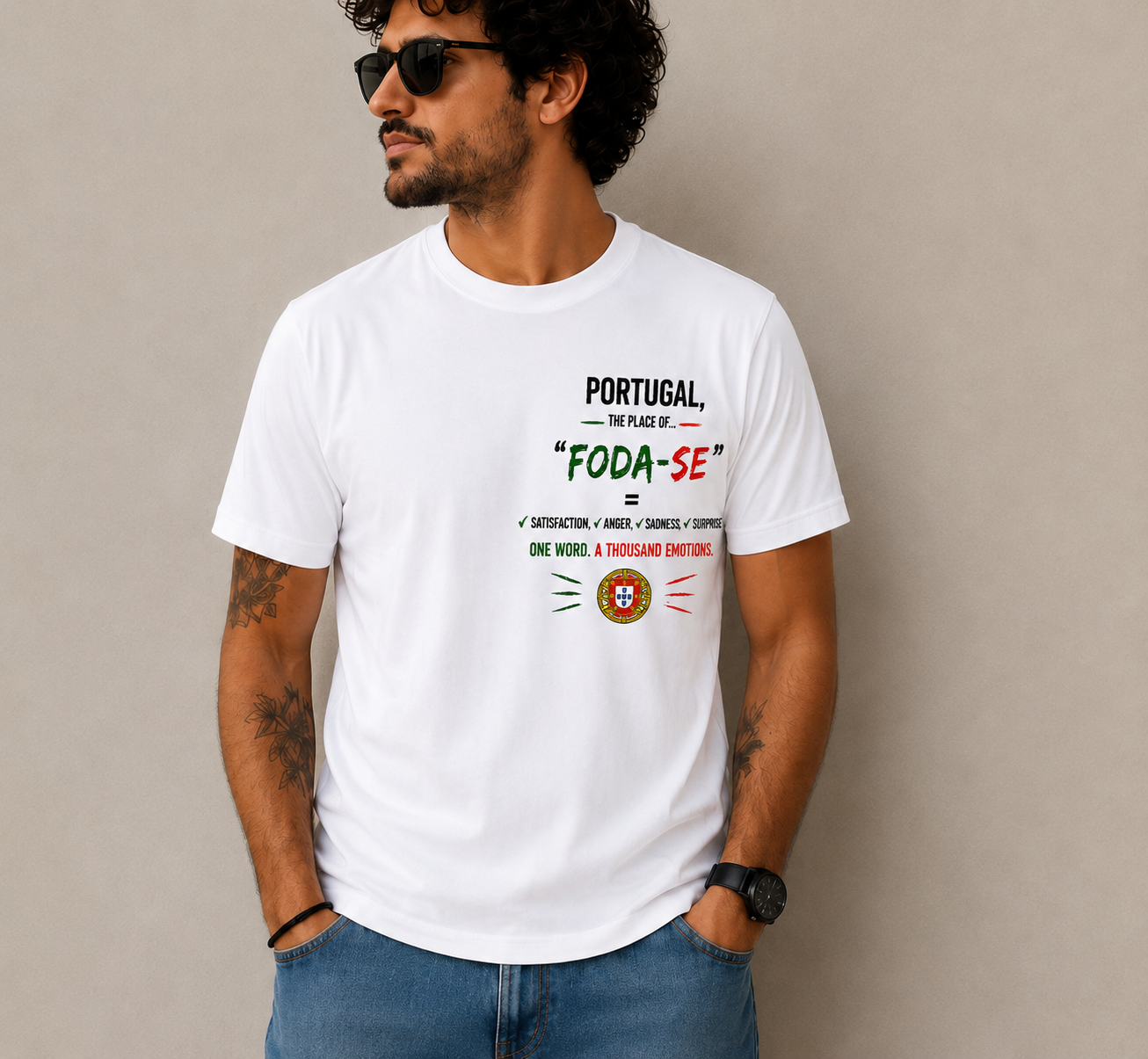 Camiseta Portugal FODA-SE