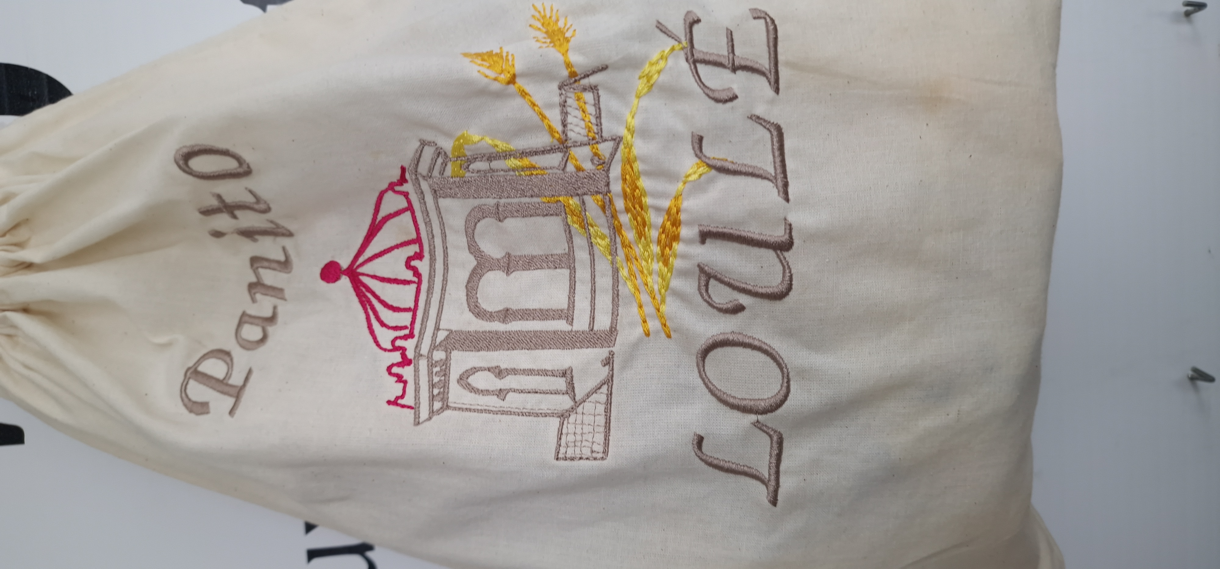 Saco de pano para pão