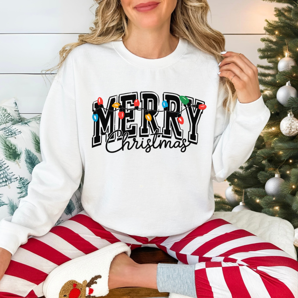 Lit Merry Christmas Sweatshirt