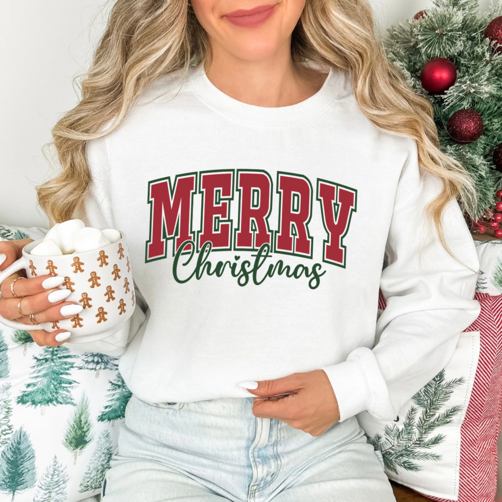 Classic Merry Christmas Sweatshirt
