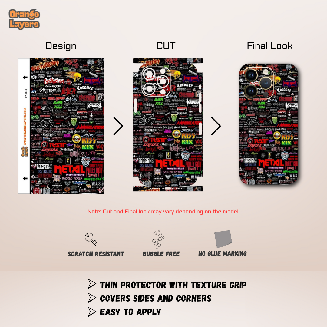 Metal Mania – Rock and Grunge Collage Skin