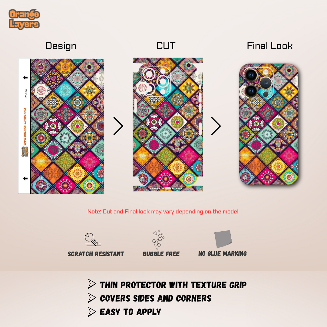 Color Patchwork – Vibrant Geometric Pattern Skin
