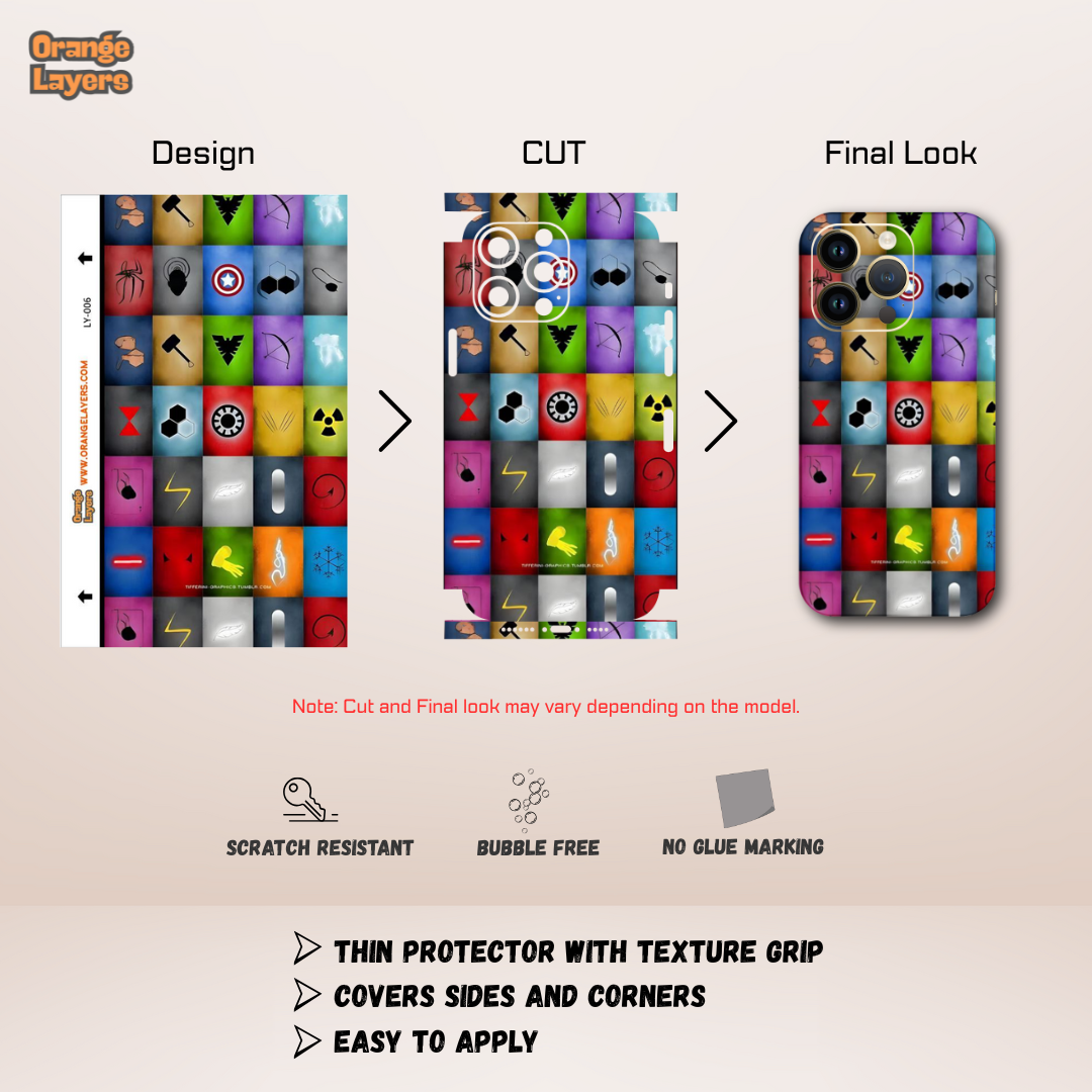 Marvel Icon Grid Style Skin