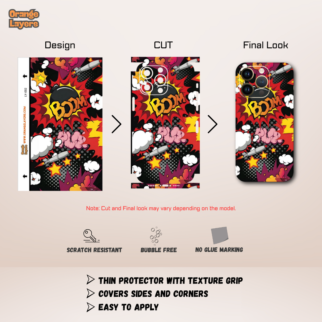 Comic Boom – Pop Art Explosion Skin Wrap