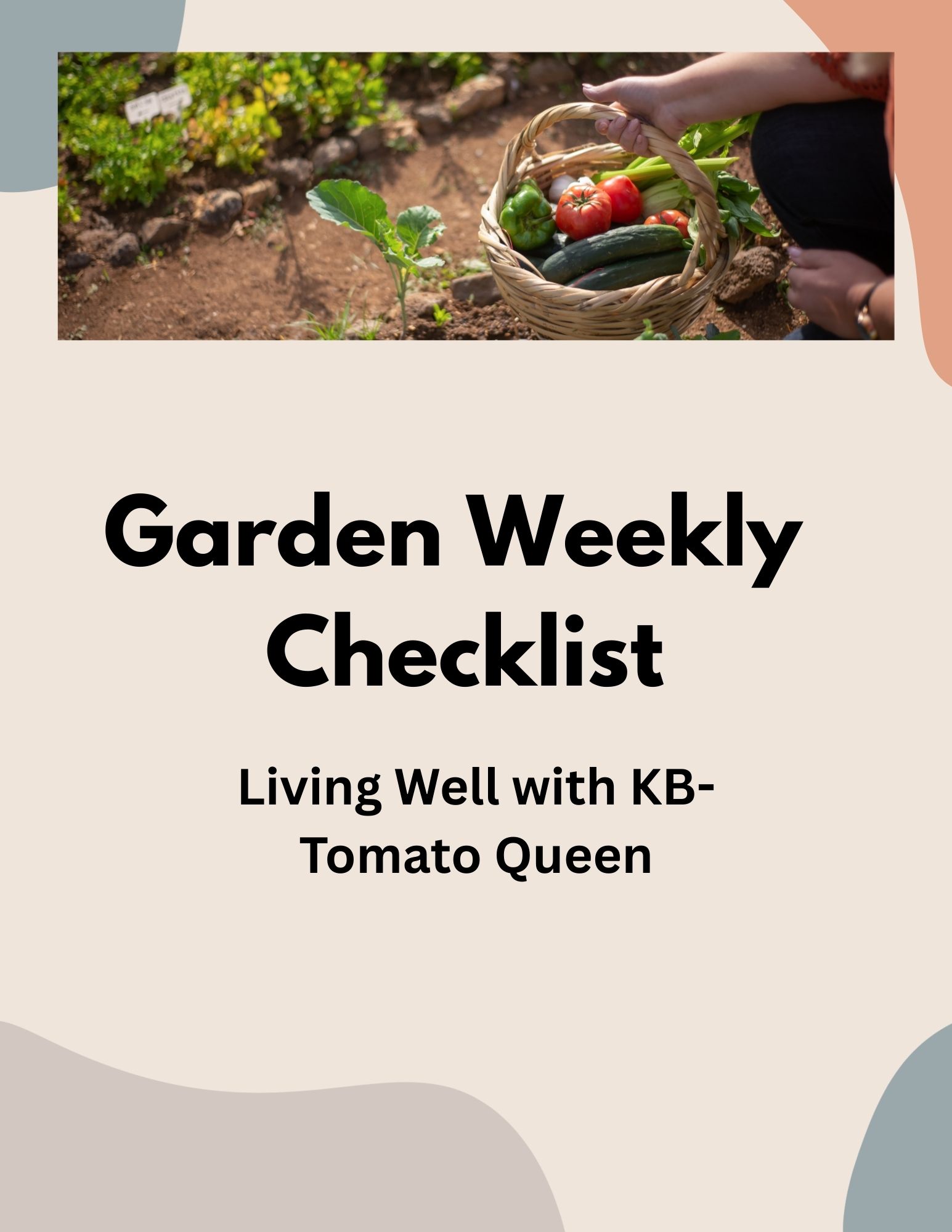 Garden Weekly Checklist