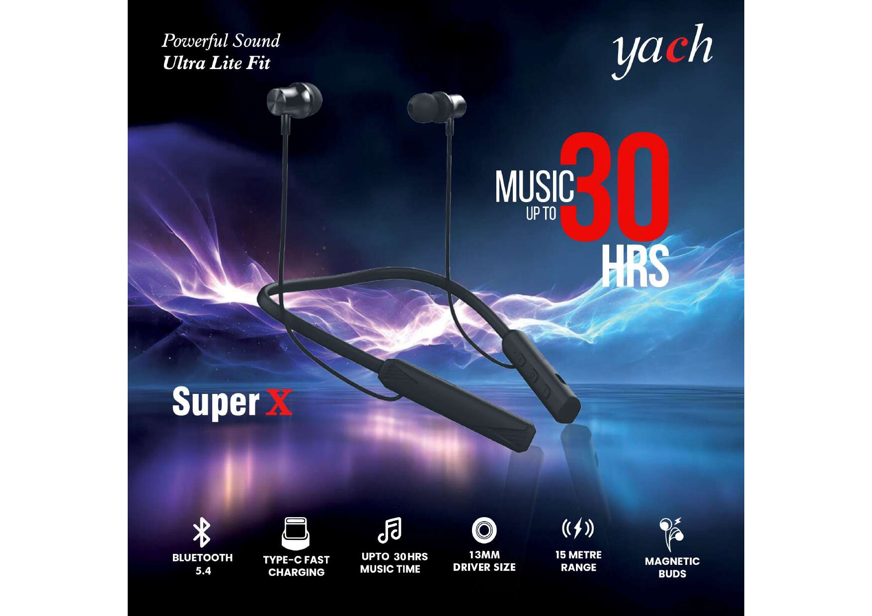 YACH Super X Wireless Neckband