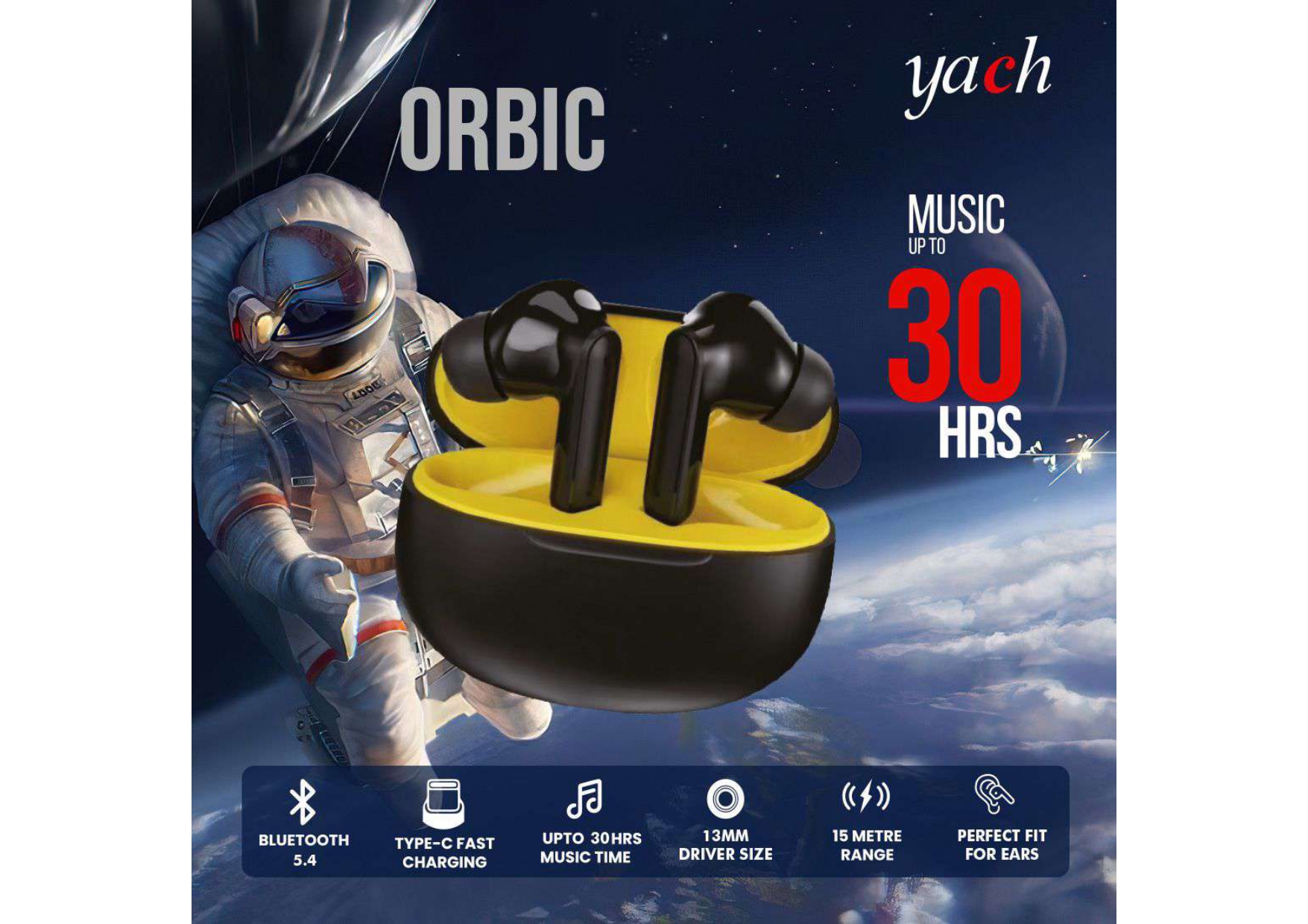 YACH ORBIC True Wireless Earbuds