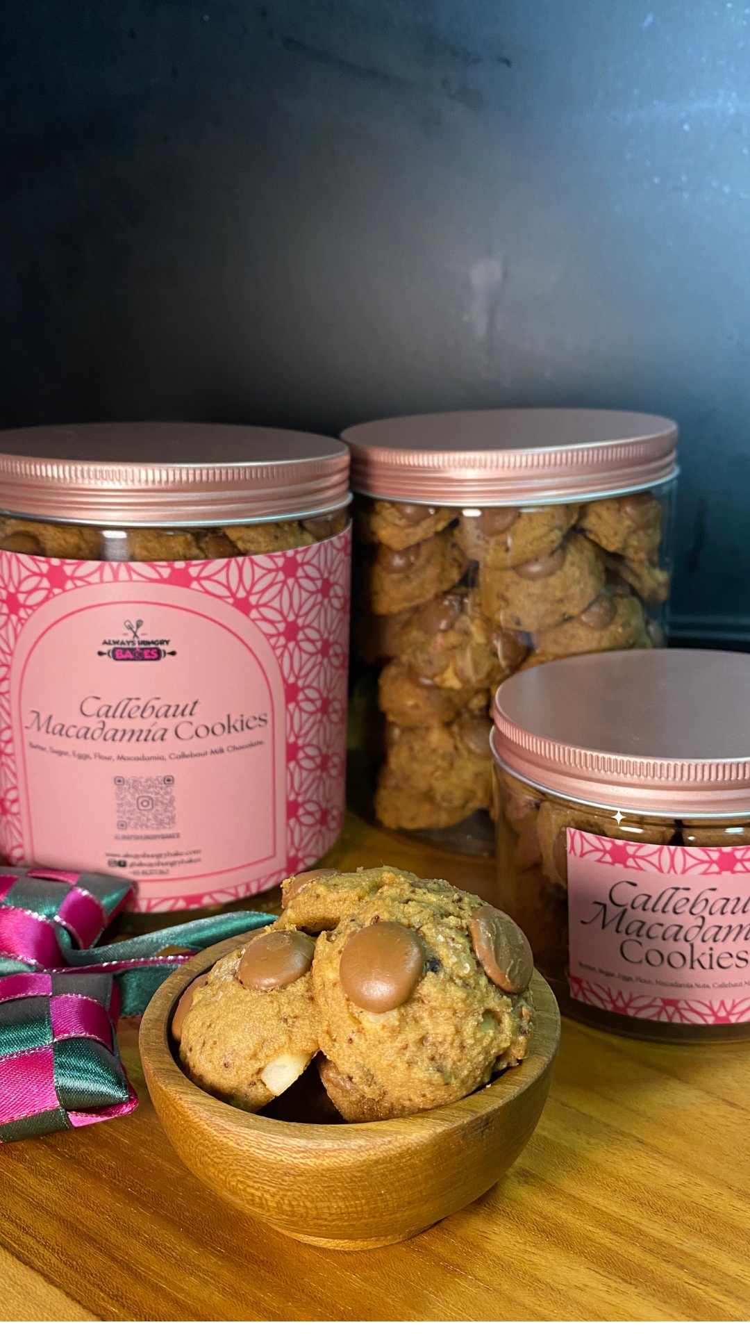 Sea Salt Callebaut Macadamia Cookies