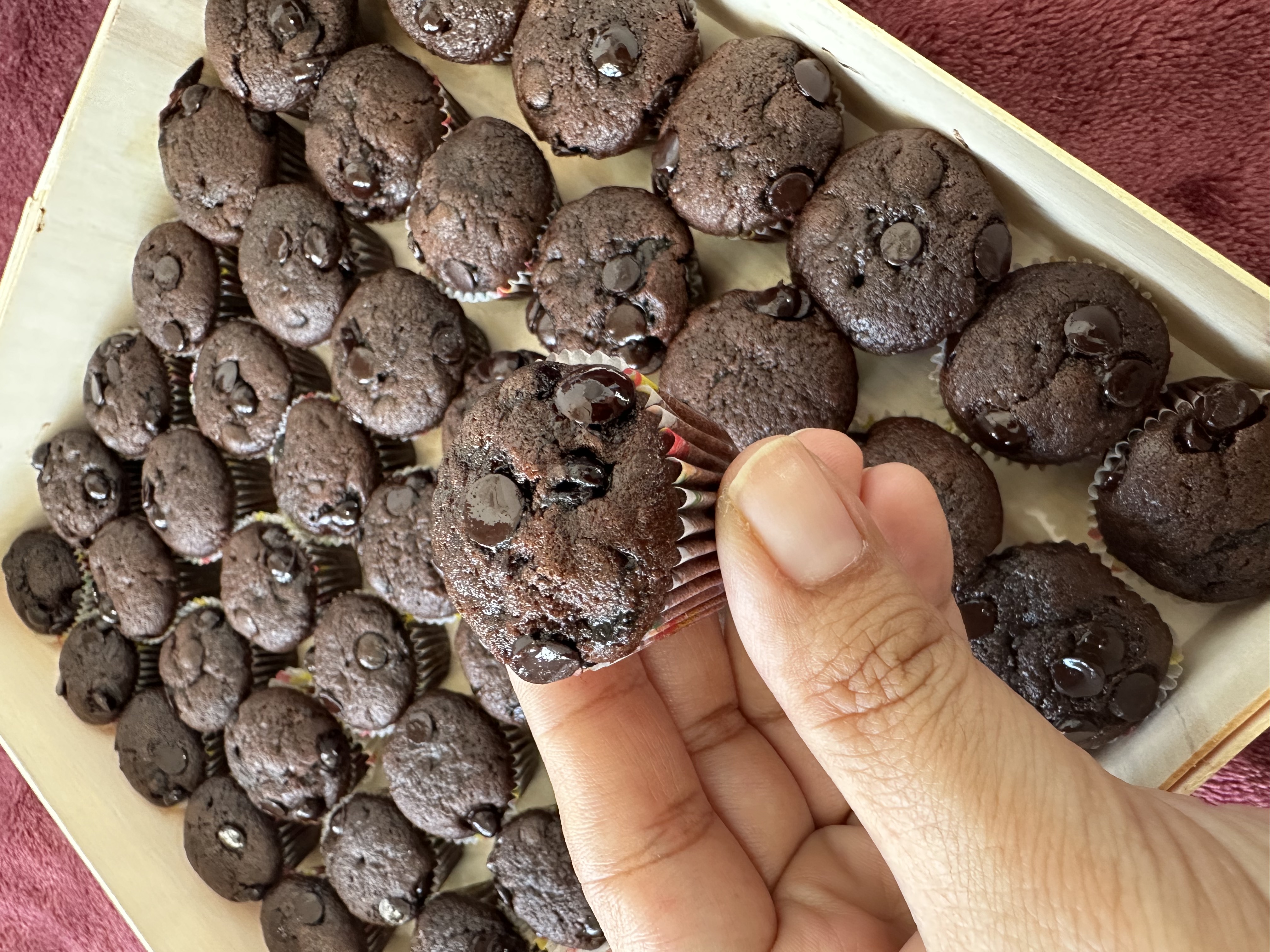 Mini Chocoholic Muffins