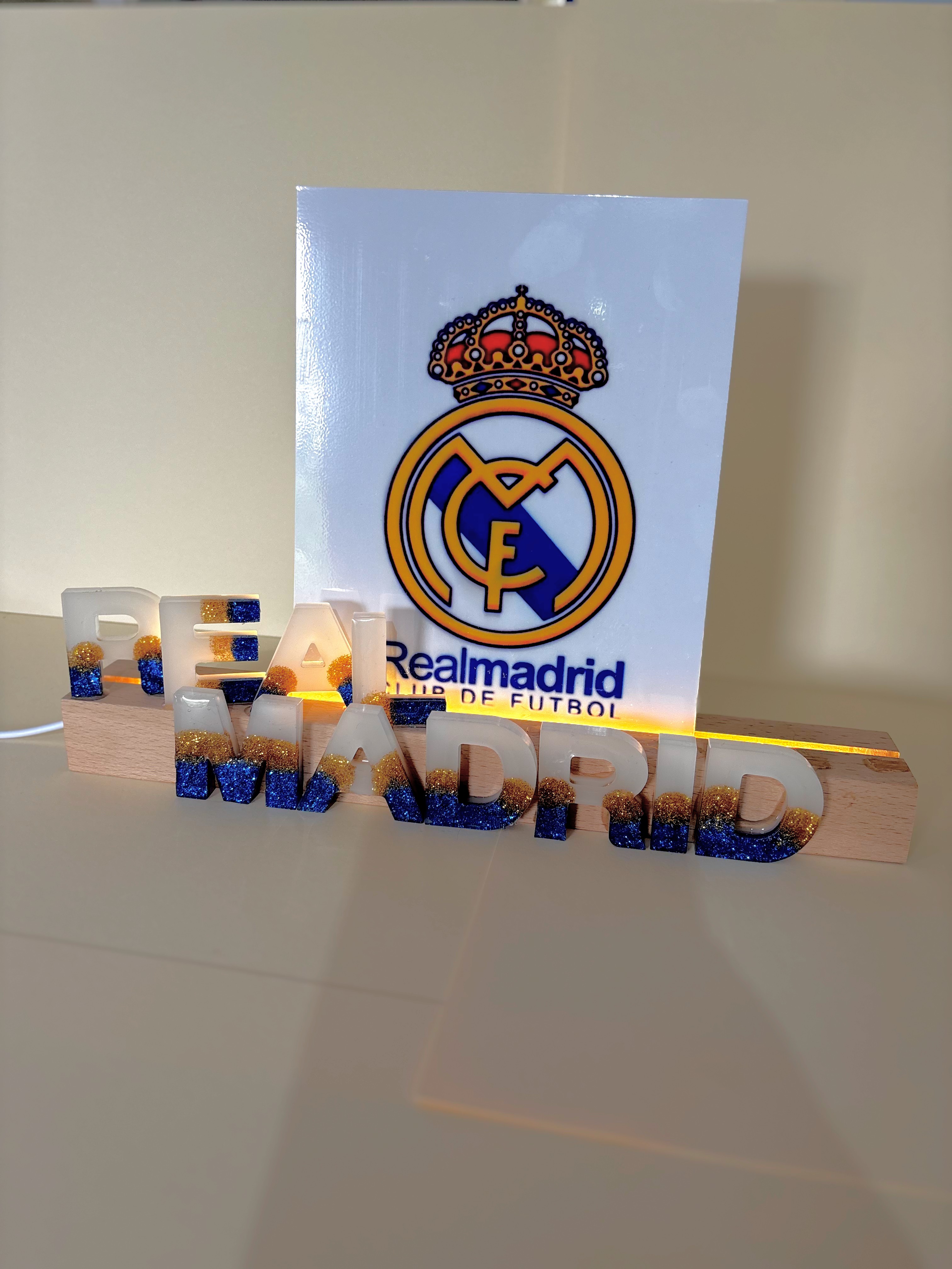 Lámpara decorativa Real Madrid
