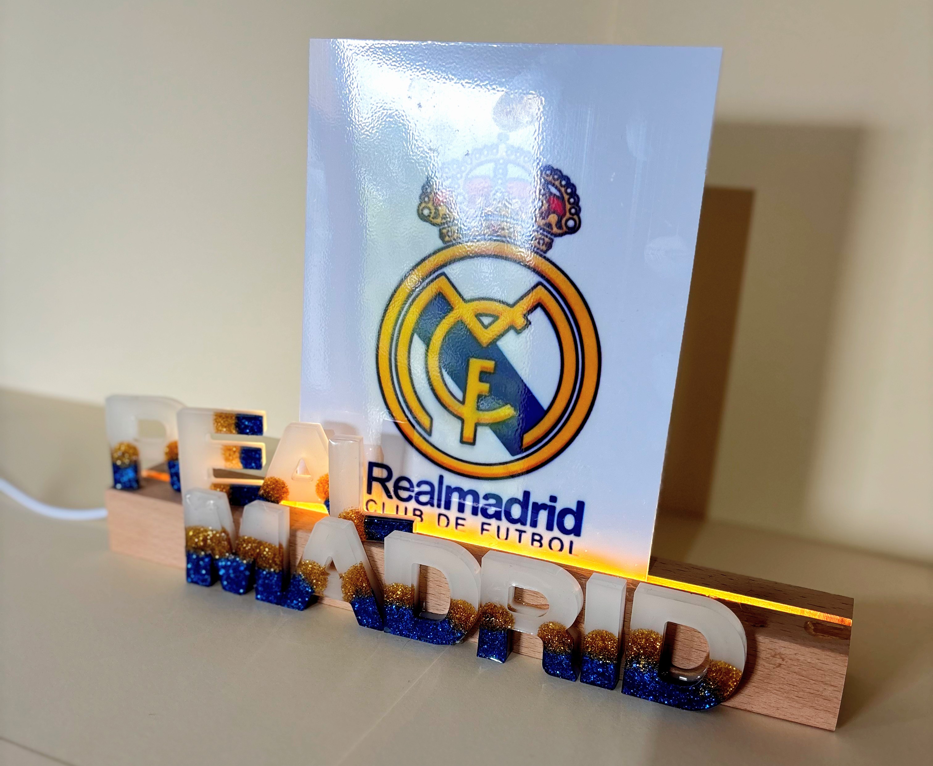 Lámpara decorativa Real Madrid