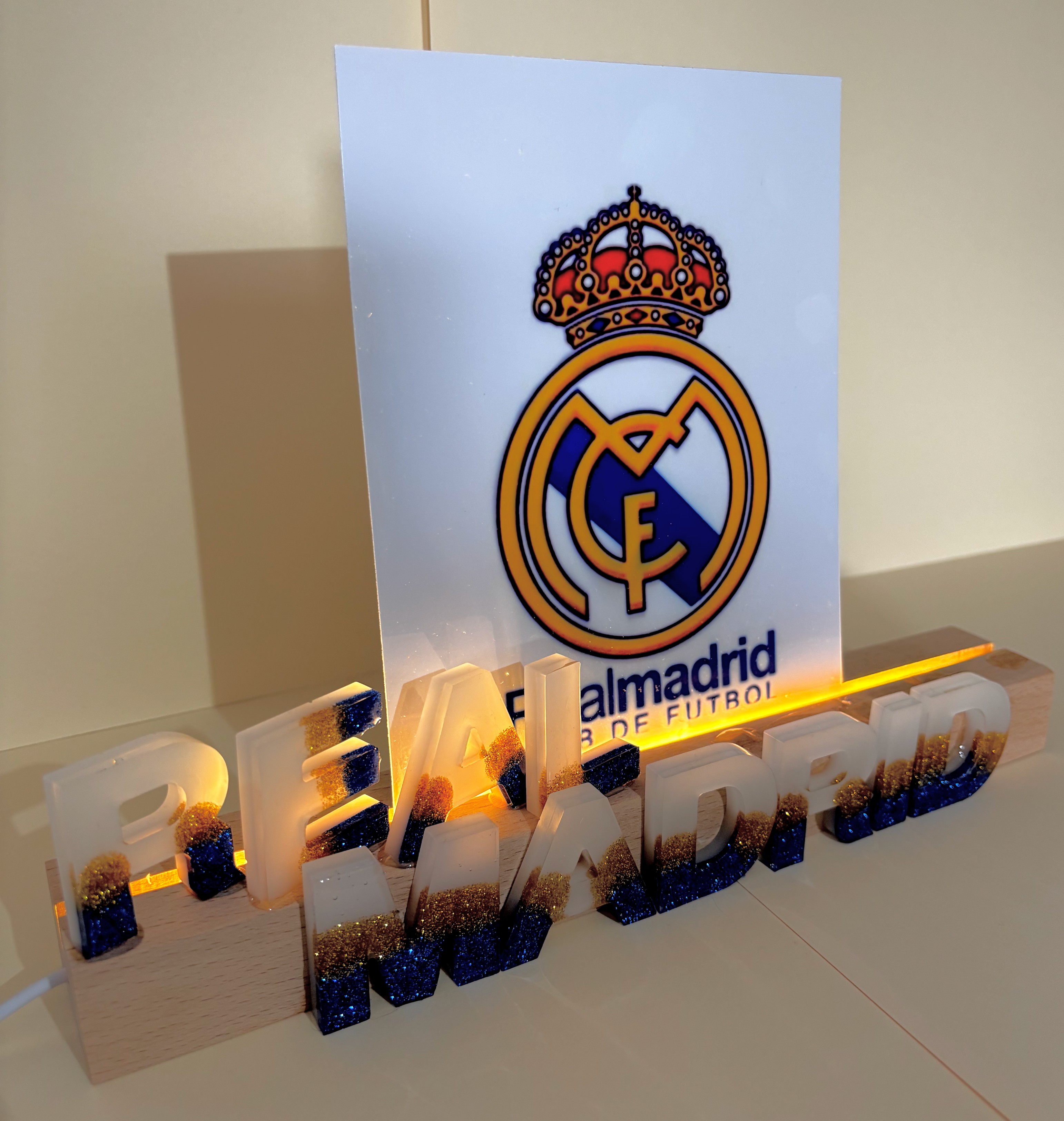 Lámpara decorativa Real Madrid