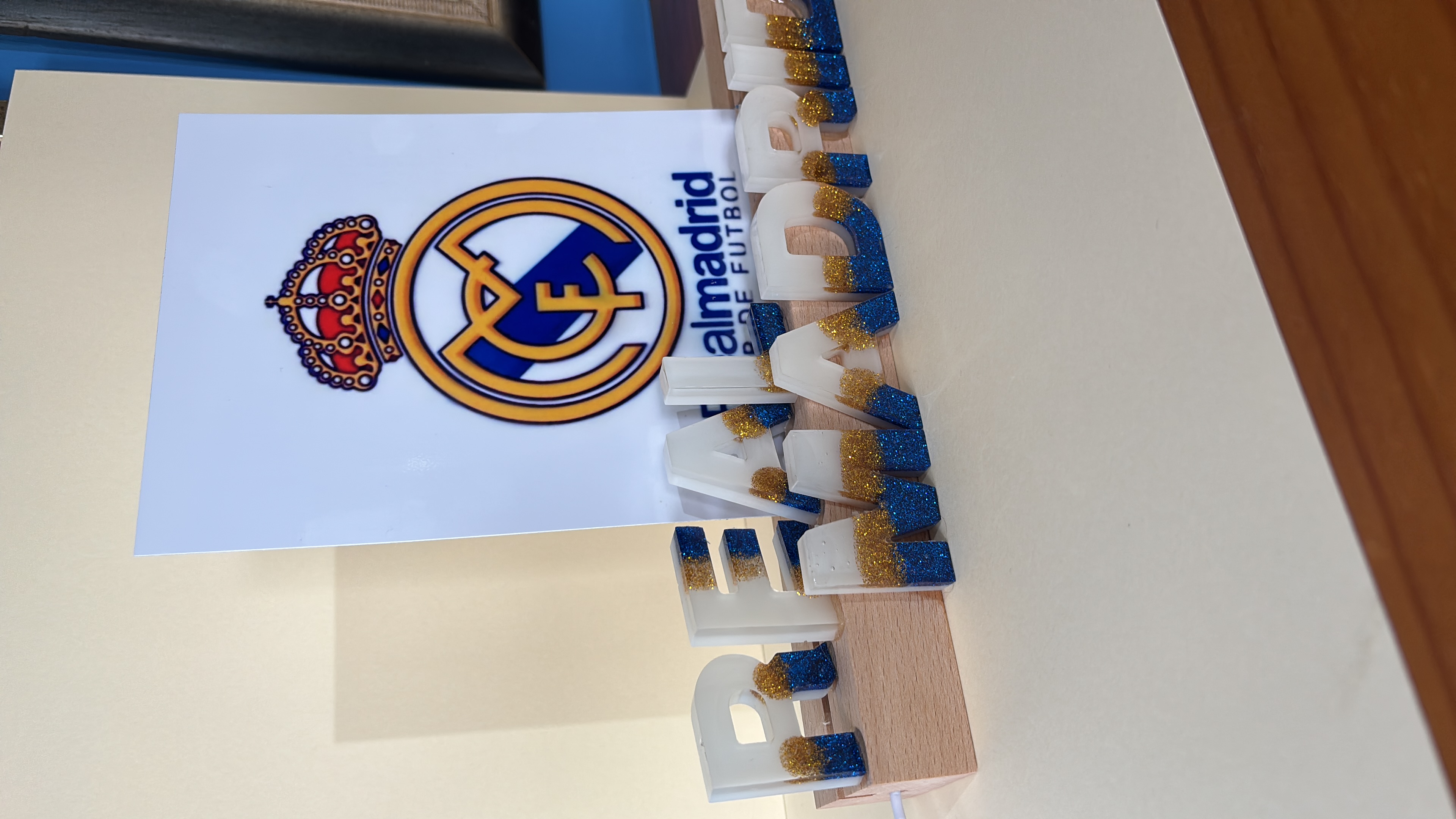 Lámpara decorativa Real Madrid